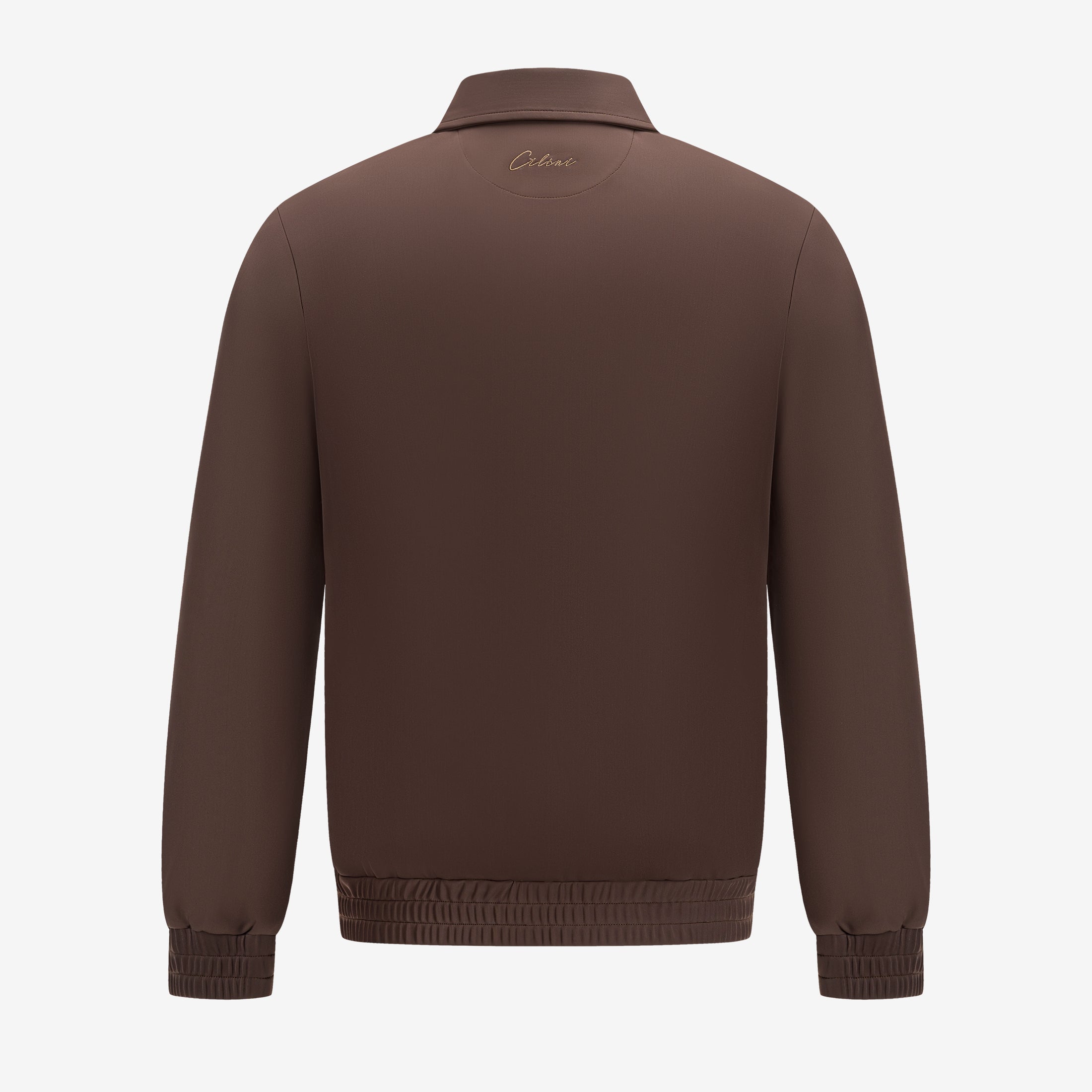 Collared Tracksuit - Brown