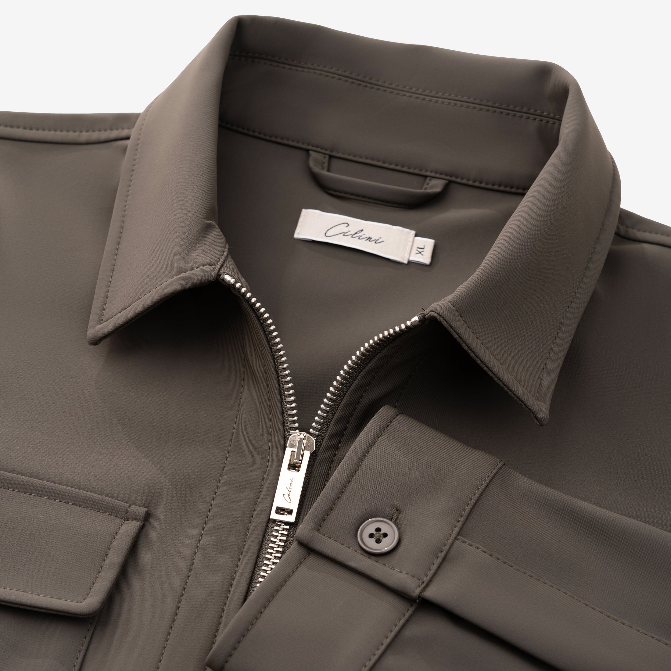 Duno Overshirt Jacket - Dark Green