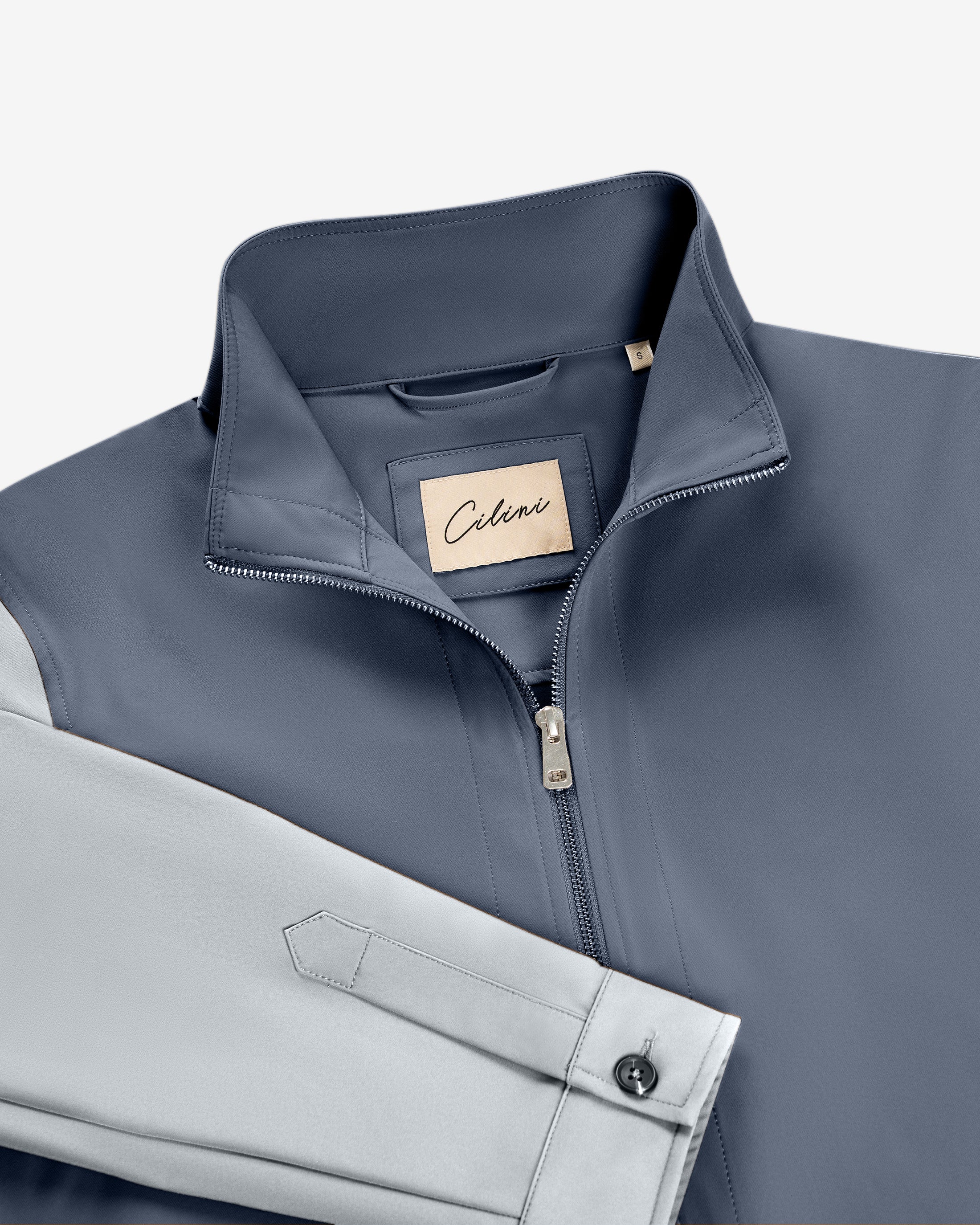 Color Jacket Slate Blue / Stone grey