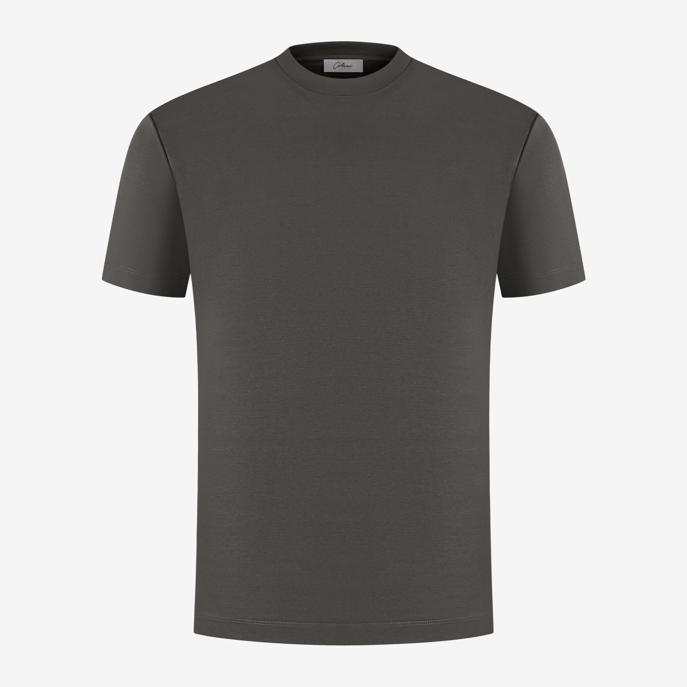 Double Mercerized T-shirt - Brown