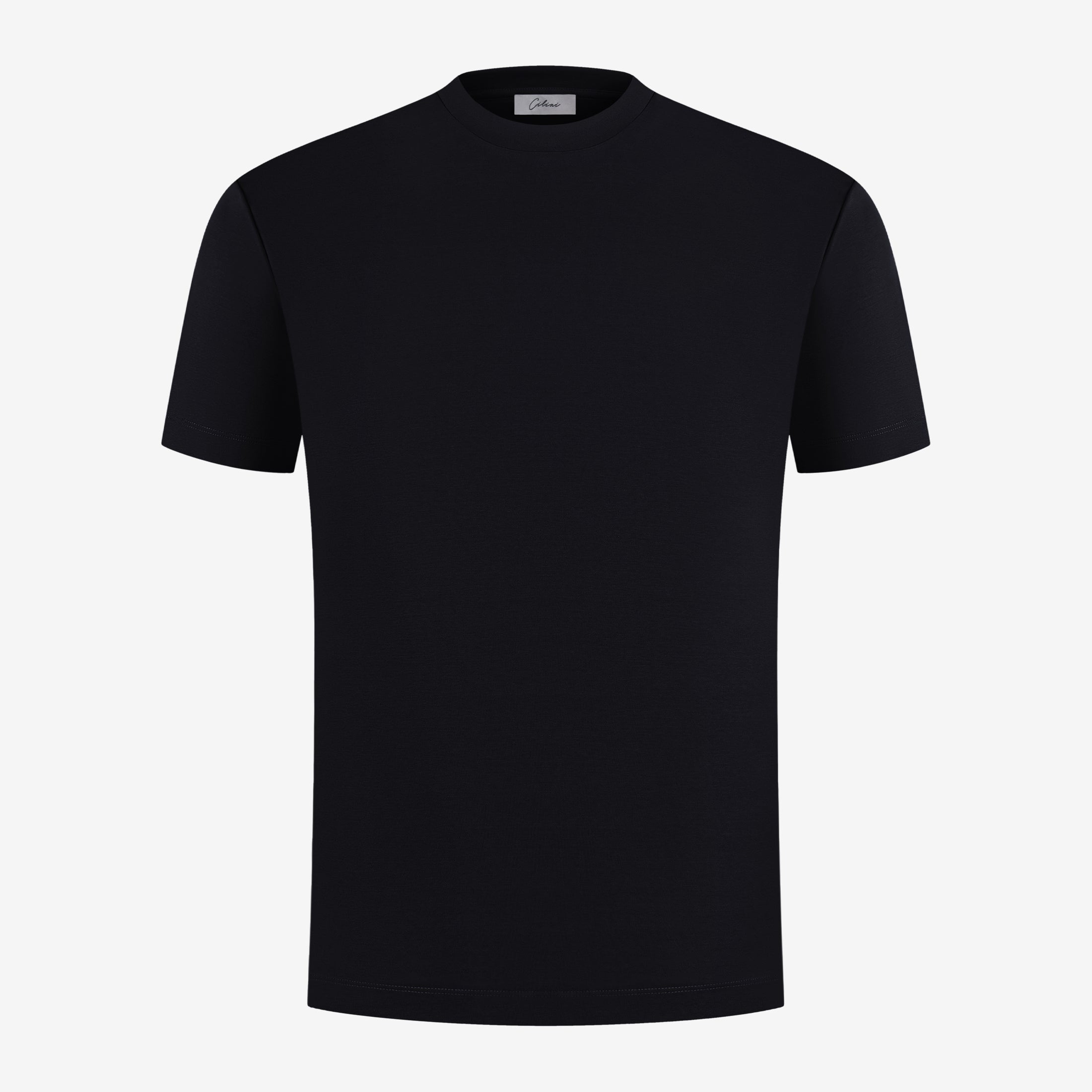 Double Mercerized T-shirt - Black