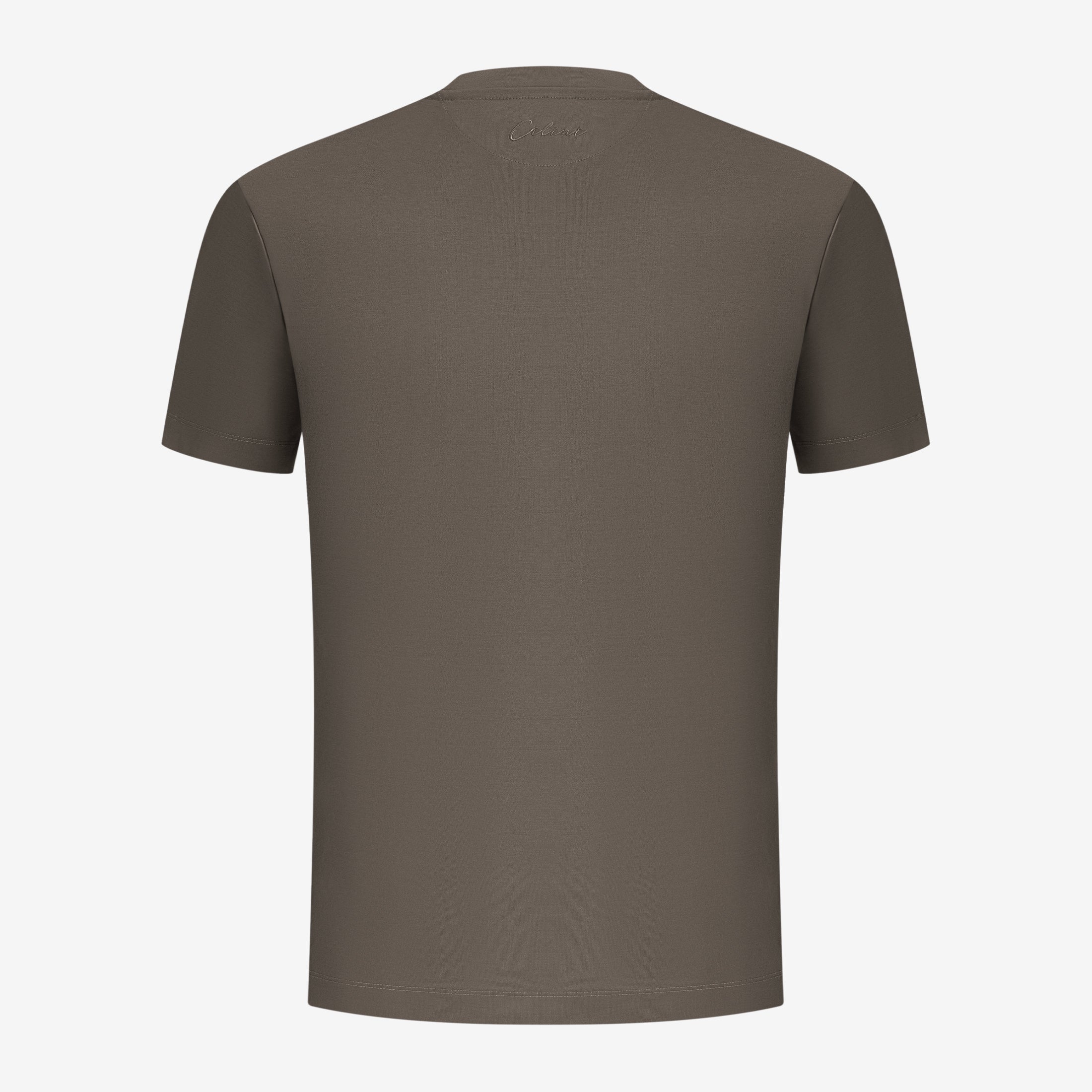 Double Mercerized T-shirt - Gold Brown