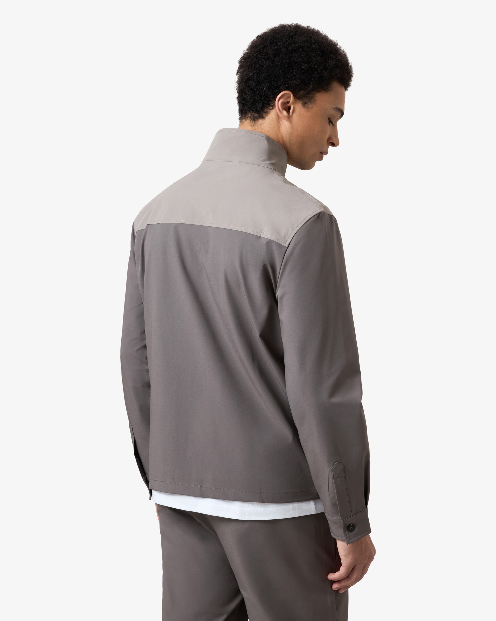 Color Jacket Brown Grey / Mushroom