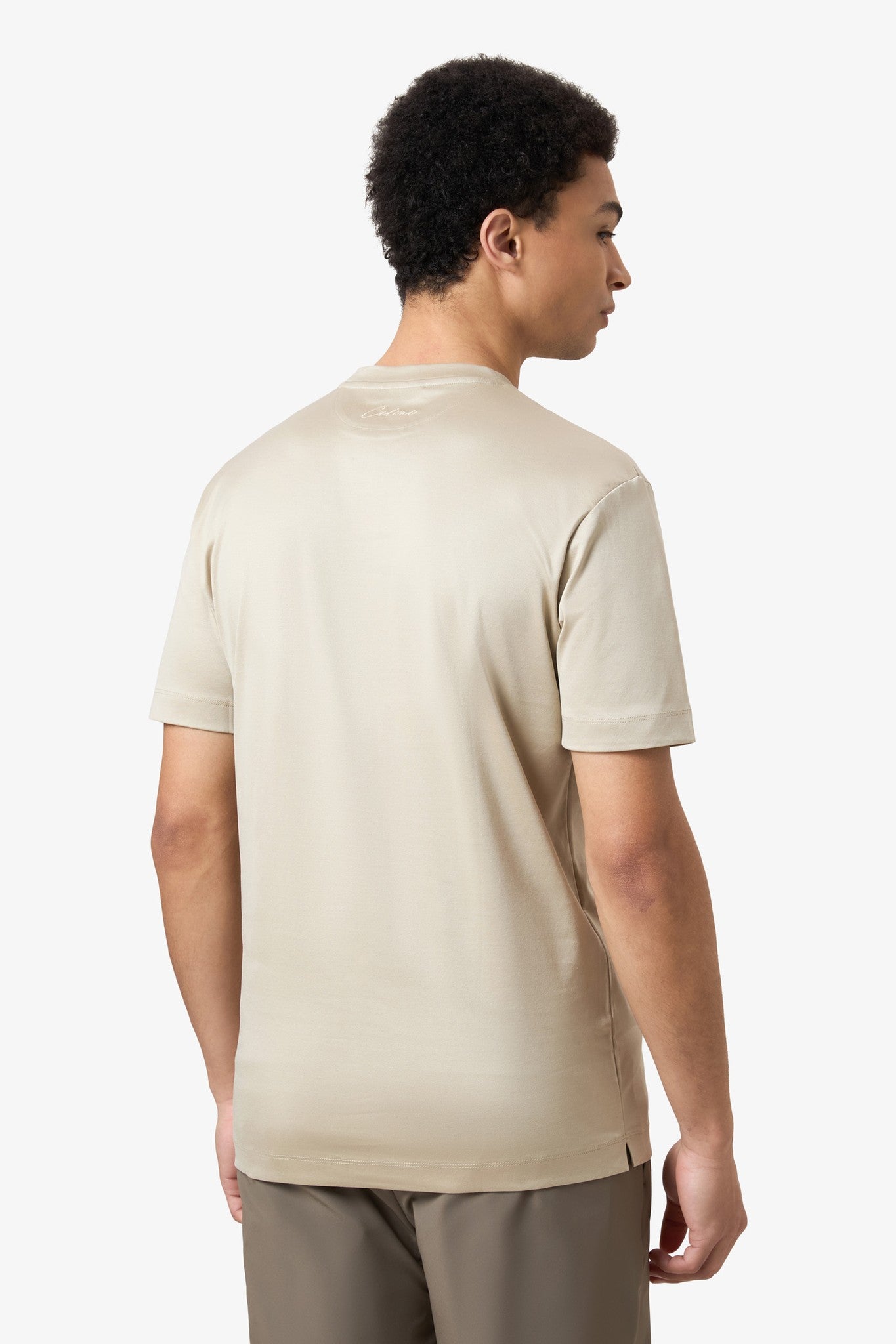 Mercerized Supima T-shirt - Sandy