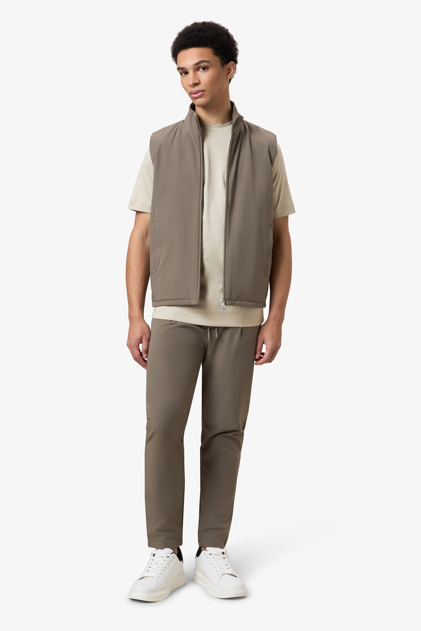 Padded Bodywarmer Taupe
