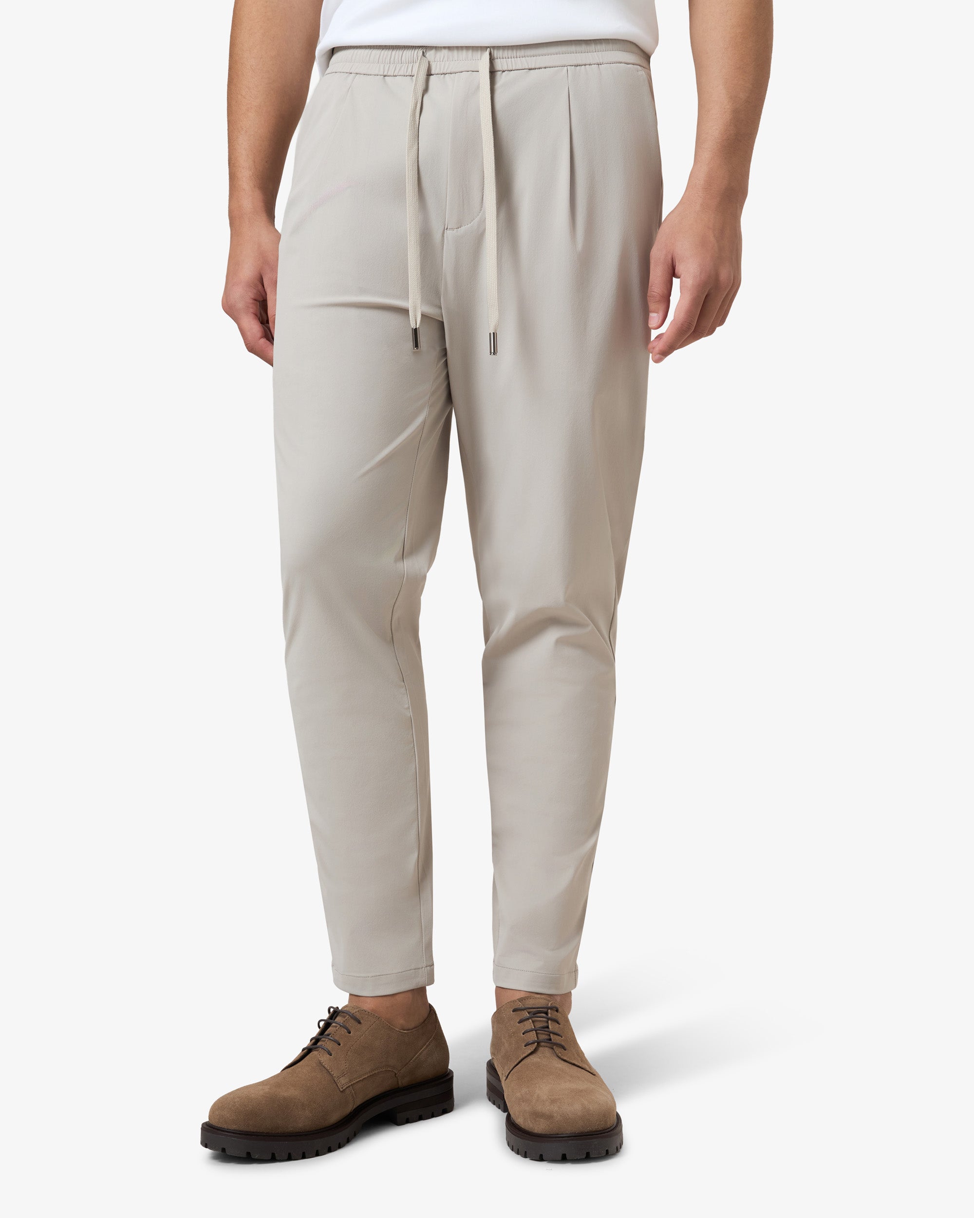 Stretch Pocket Pants - Light Grey