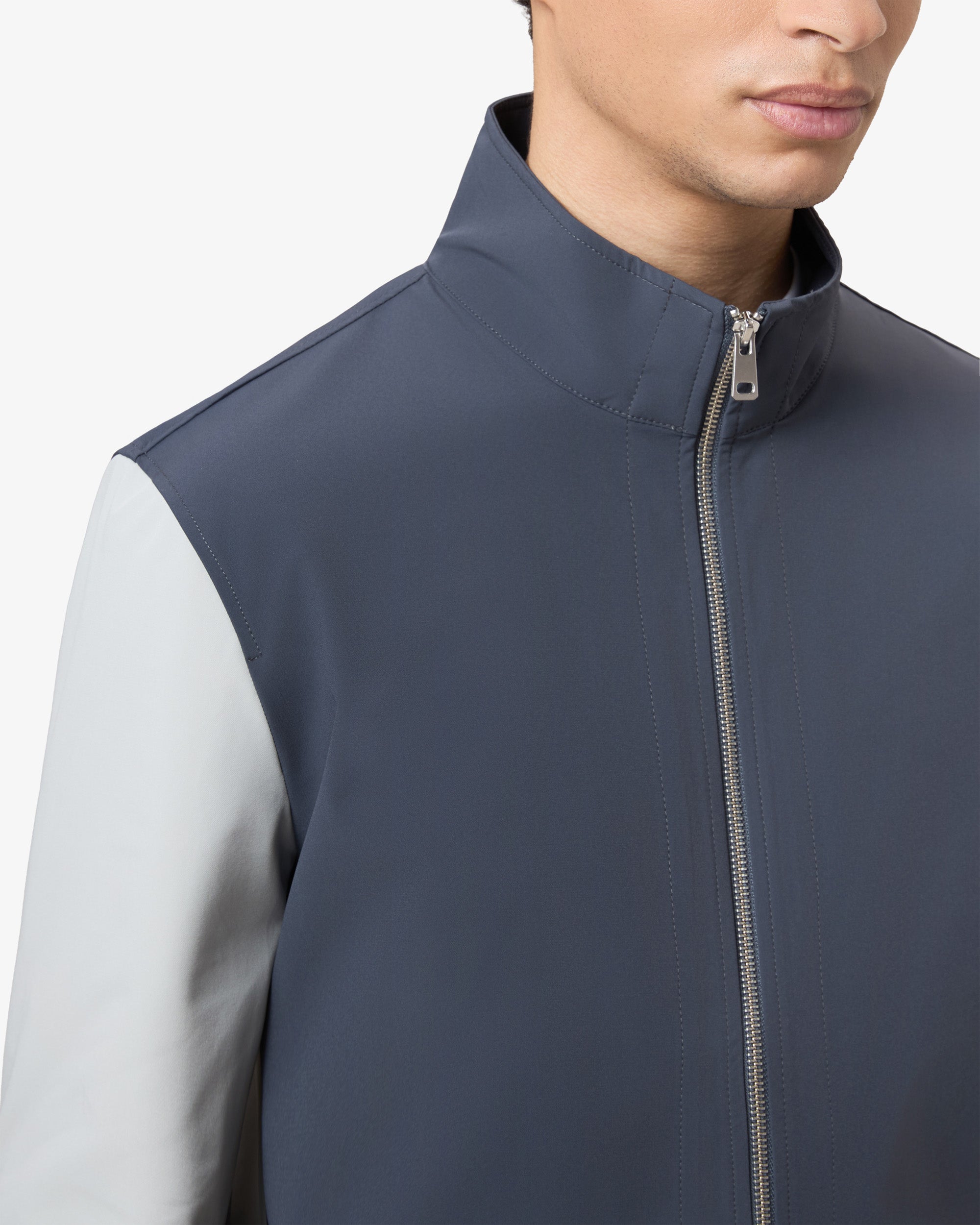 Color Jacket Slate Blue / Stone grey