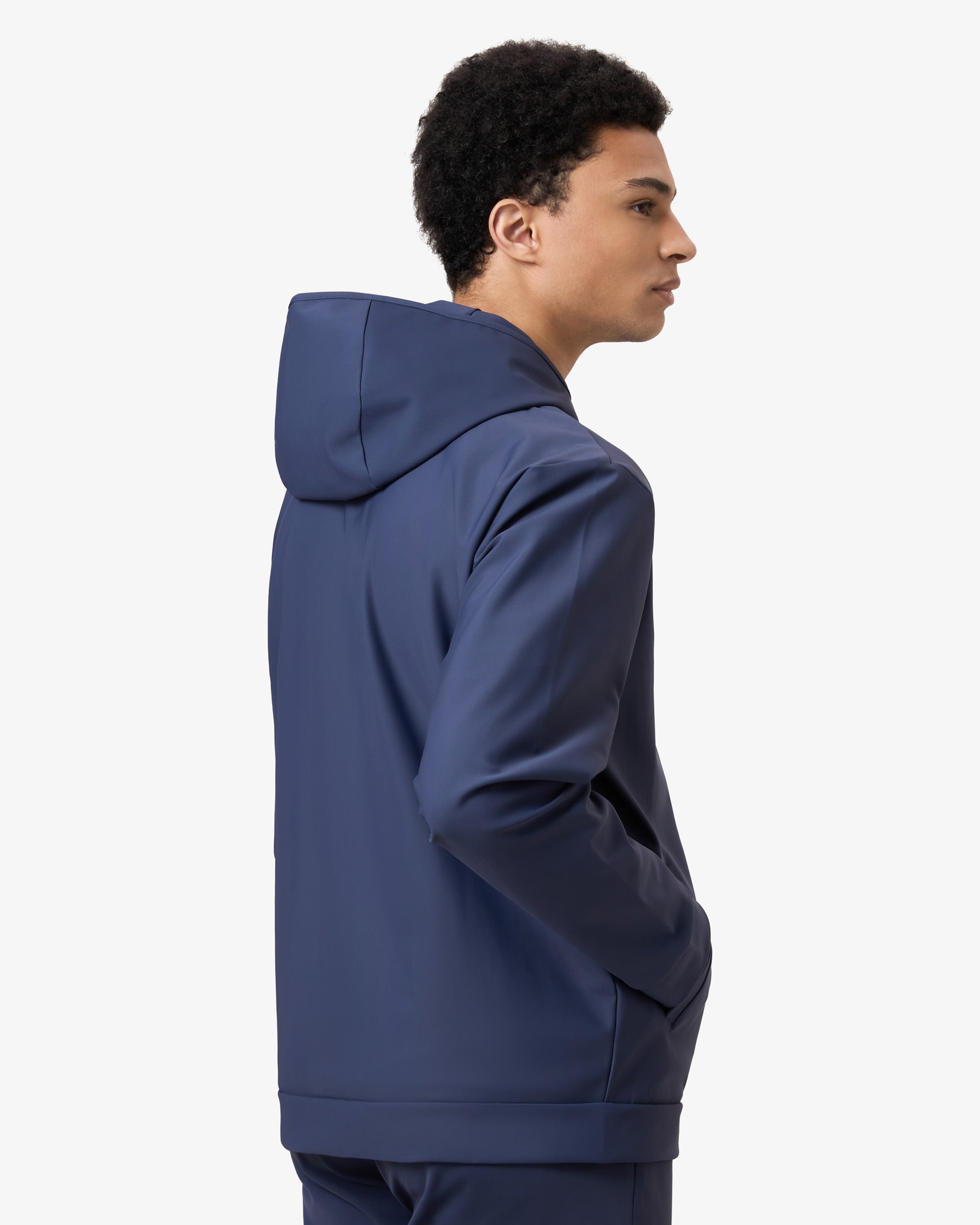 Hooded Tracksuit Vest Navy