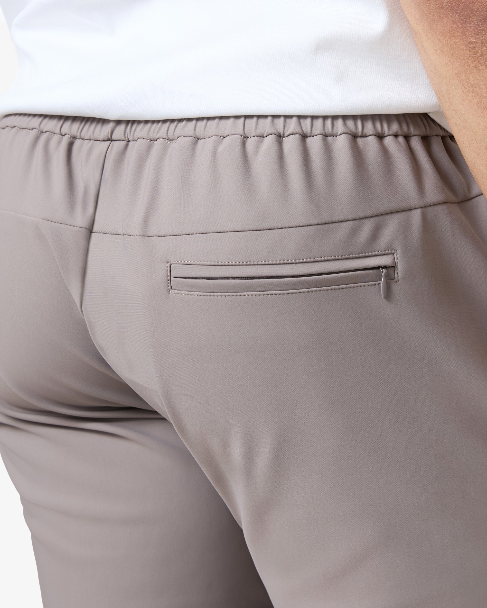 Hooded Tracksuit Pants Taupe