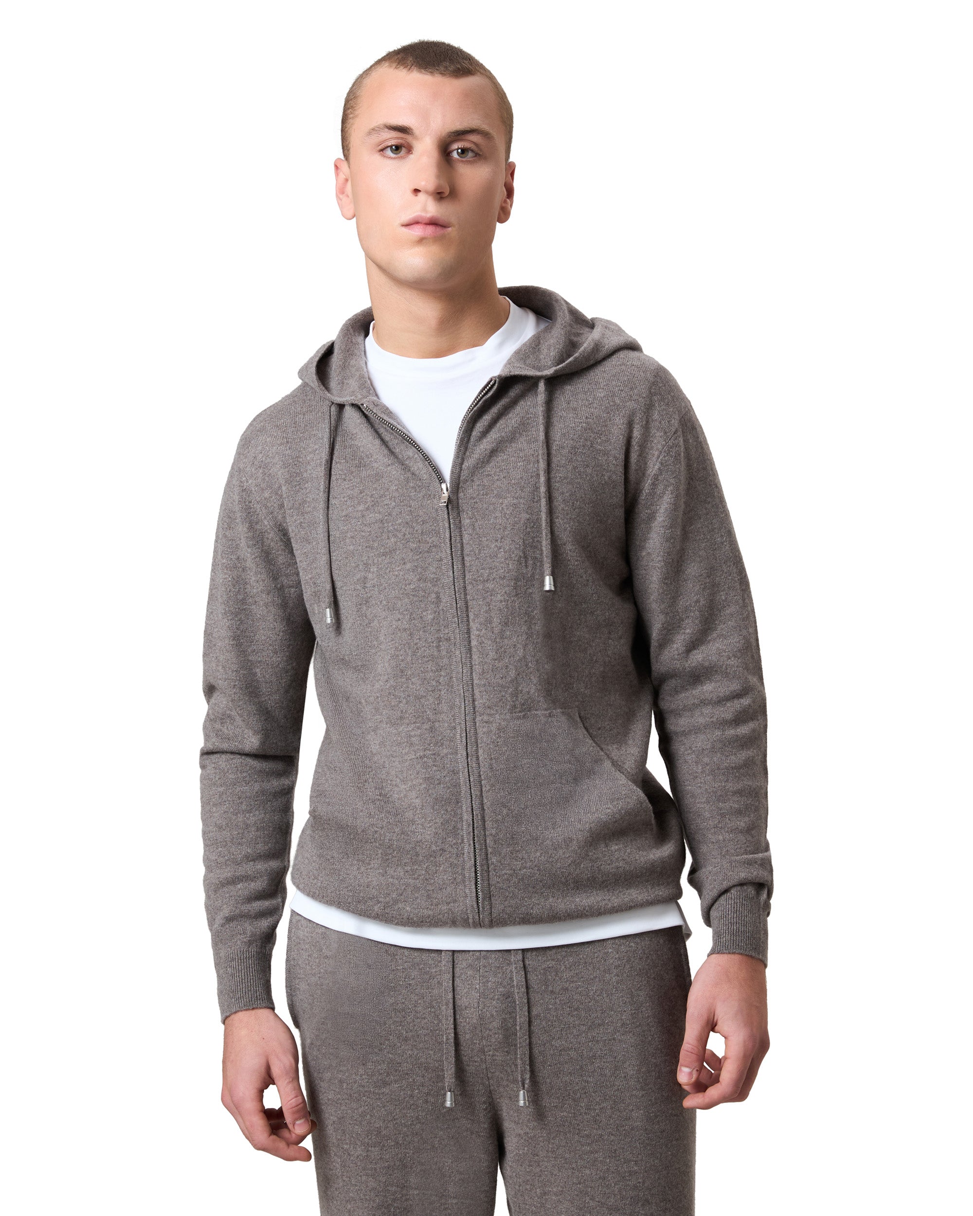 Cashmere tracksuit vest - vapor