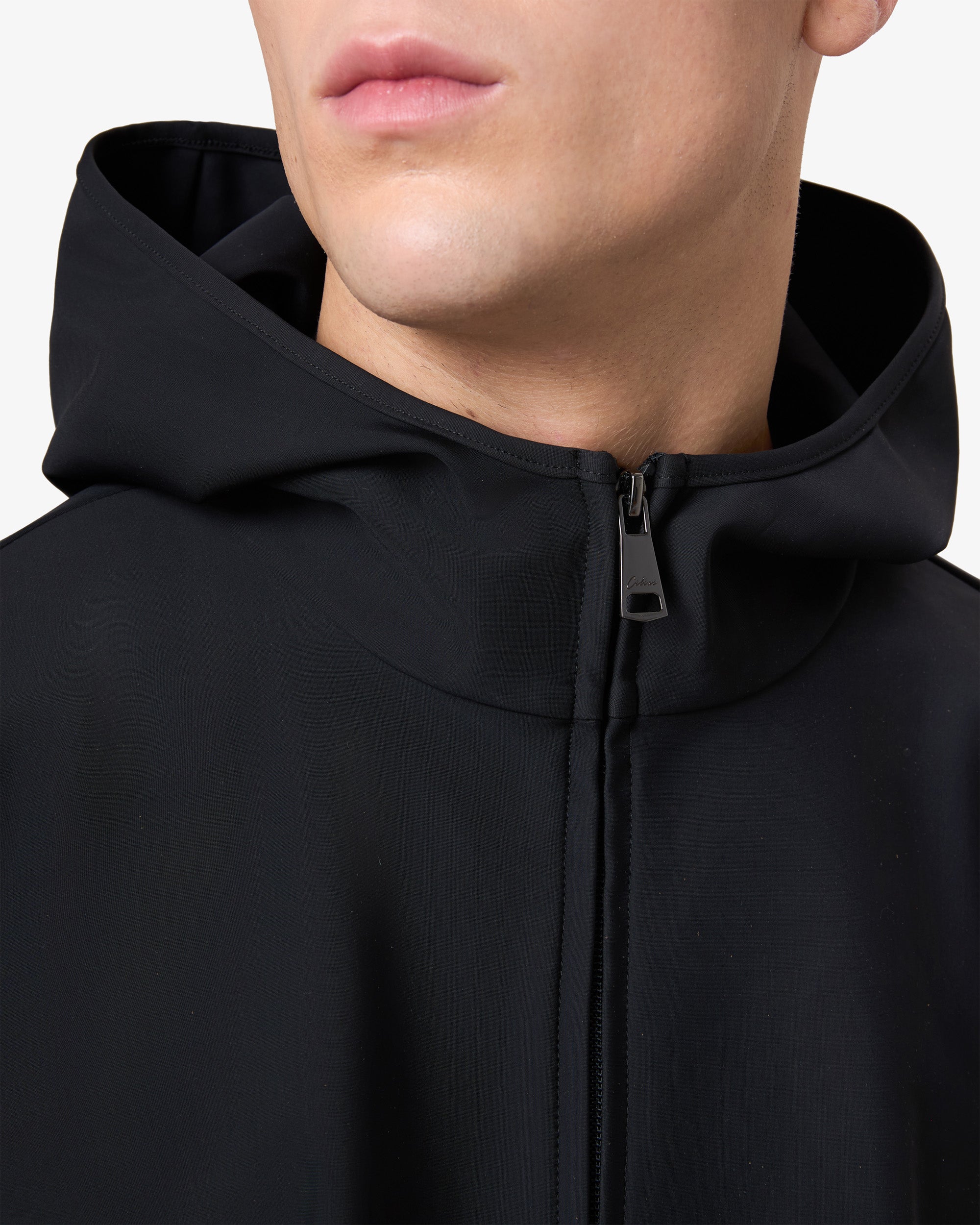 Hooded Tracksuit Vest Black