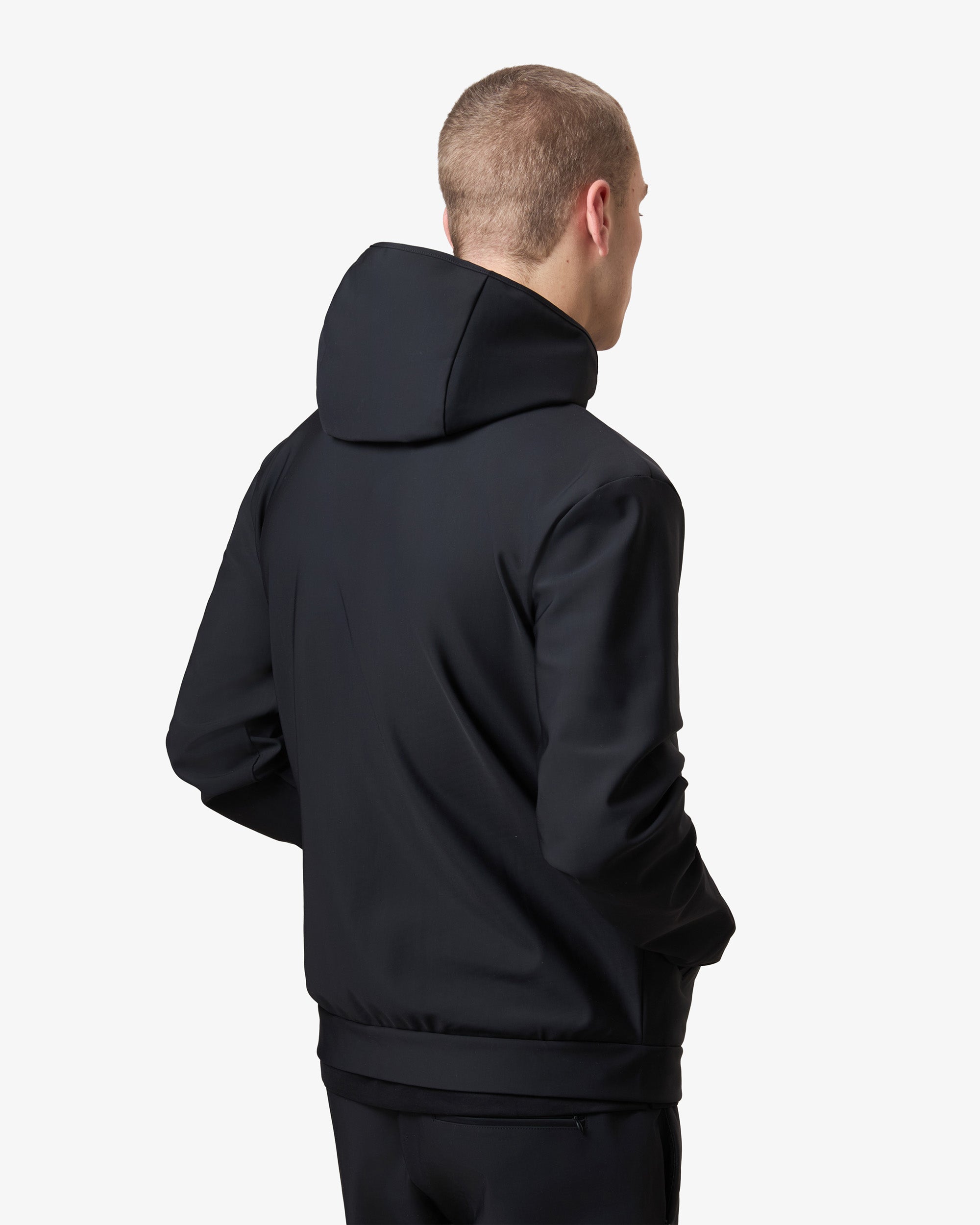 Hooded Tracksuit Vest Black