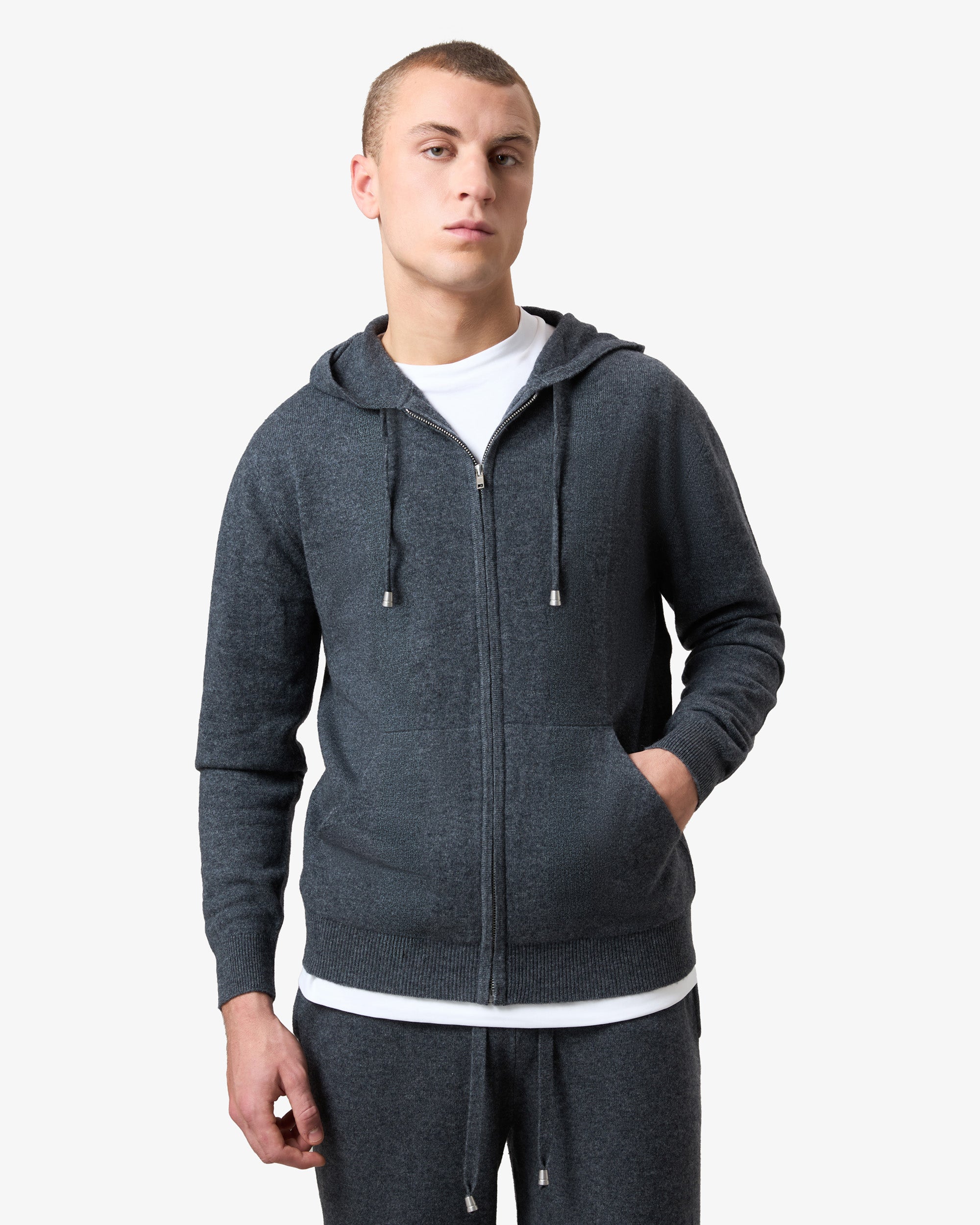 Cashmere tracksuit ruthenium