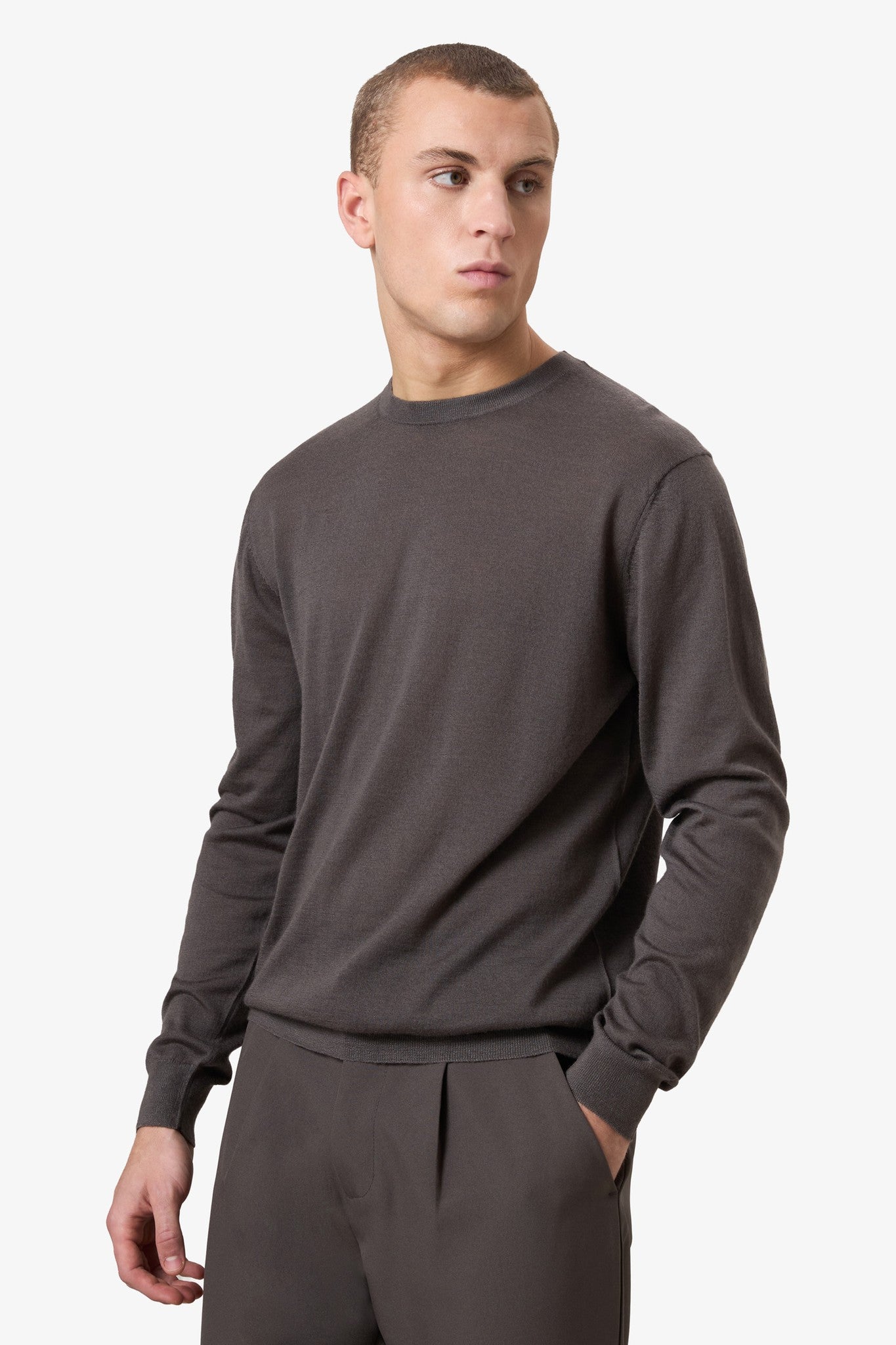 Cashmere Longsleeve - Wood Carving