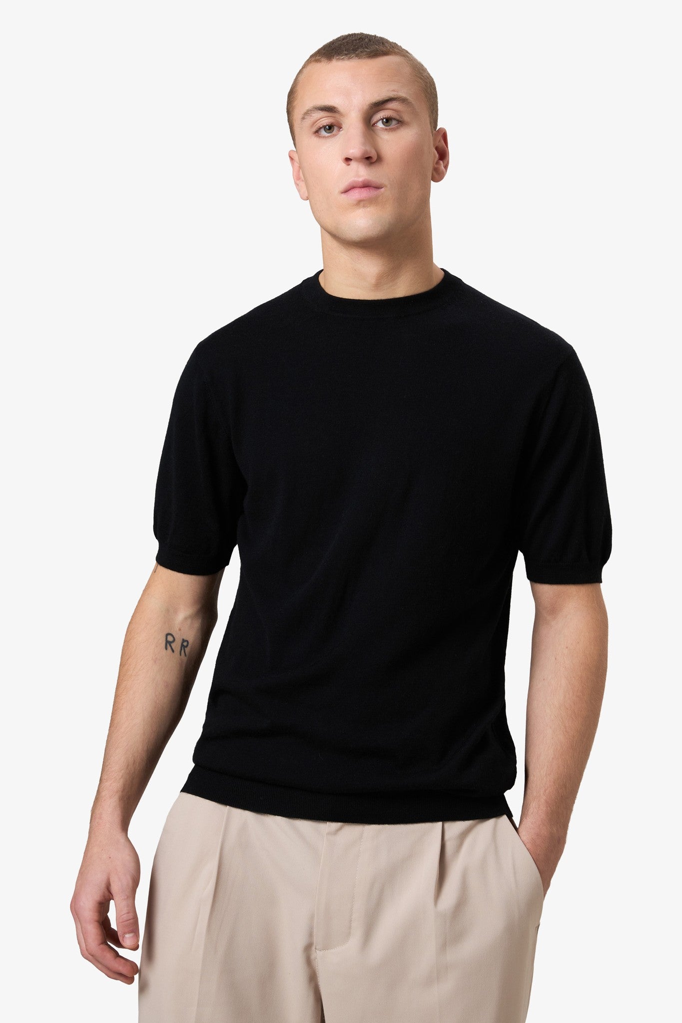 Cashmere shortsleeve - Night Sky