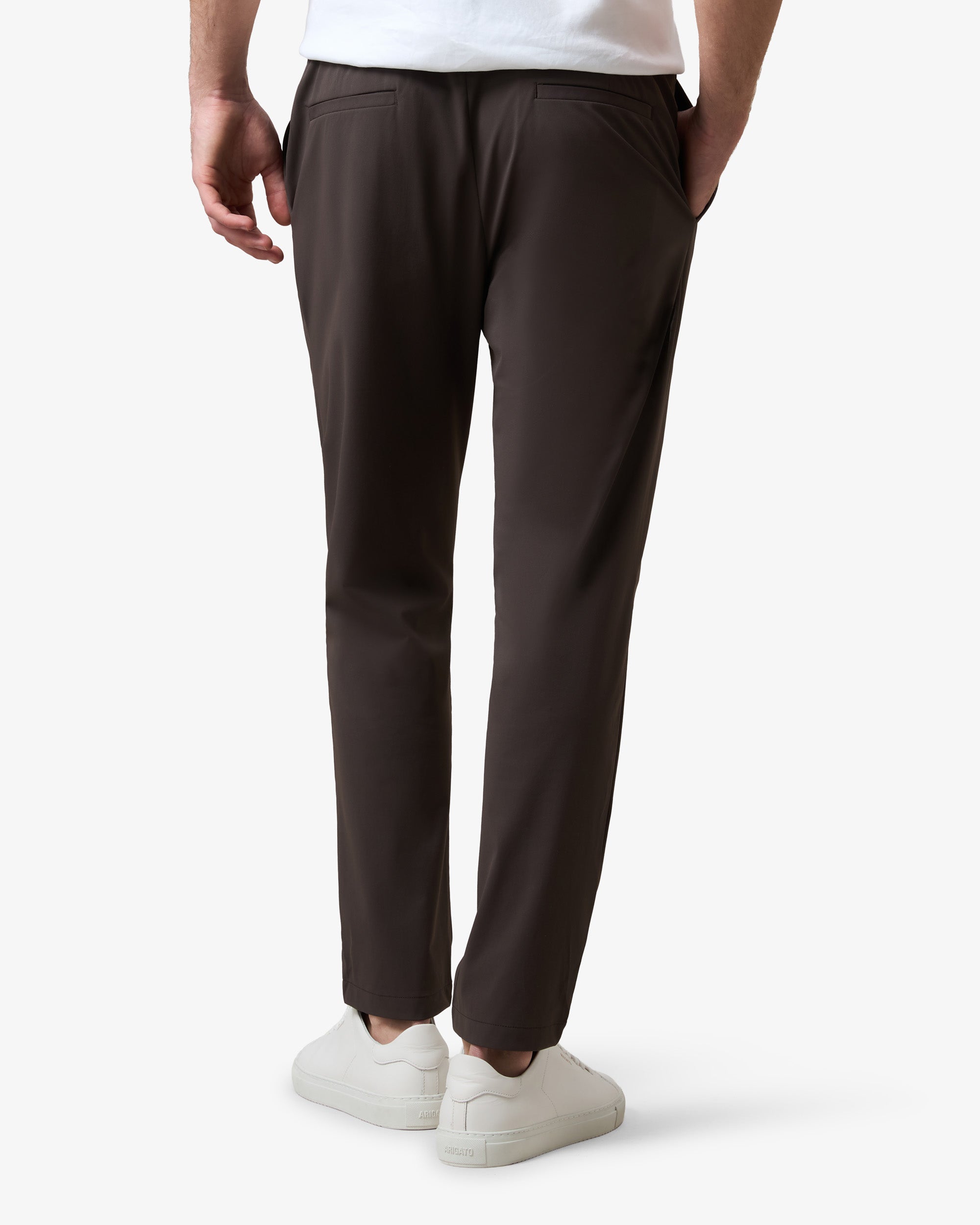 Stretch Pocket Pants - Brown