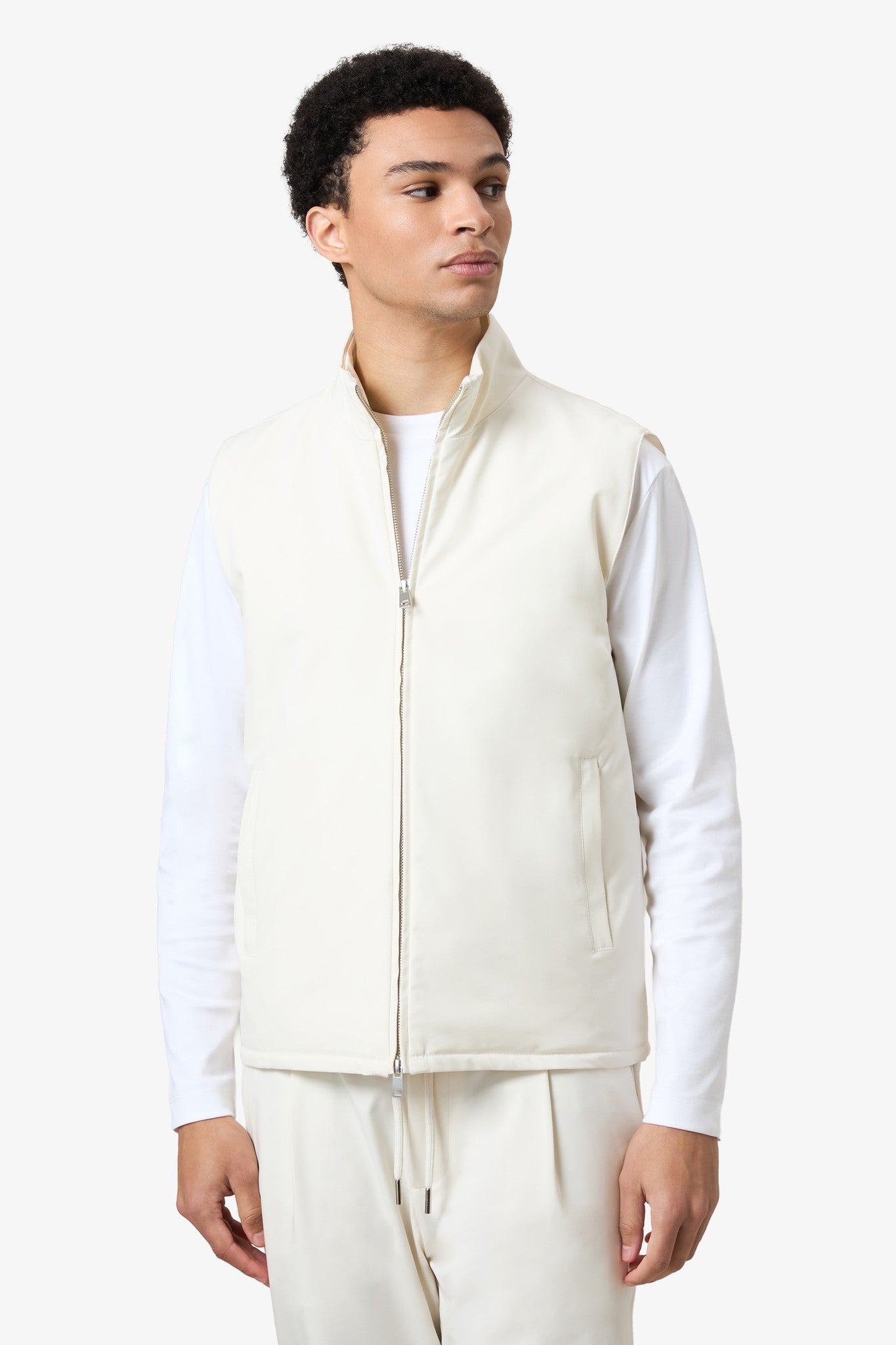 Padded Bodywarmer Cream