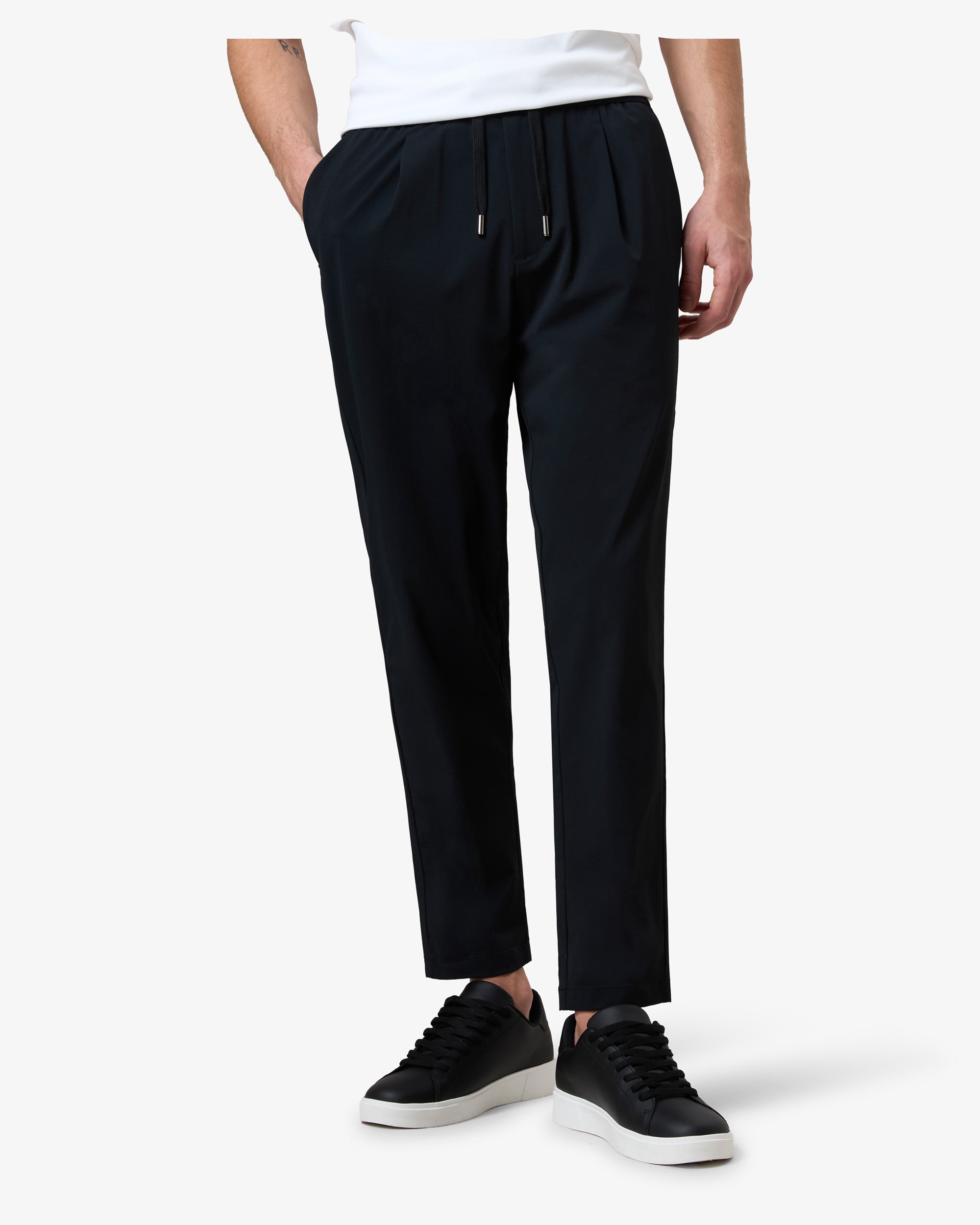 Stretch Pocket Pants - Navy Blue