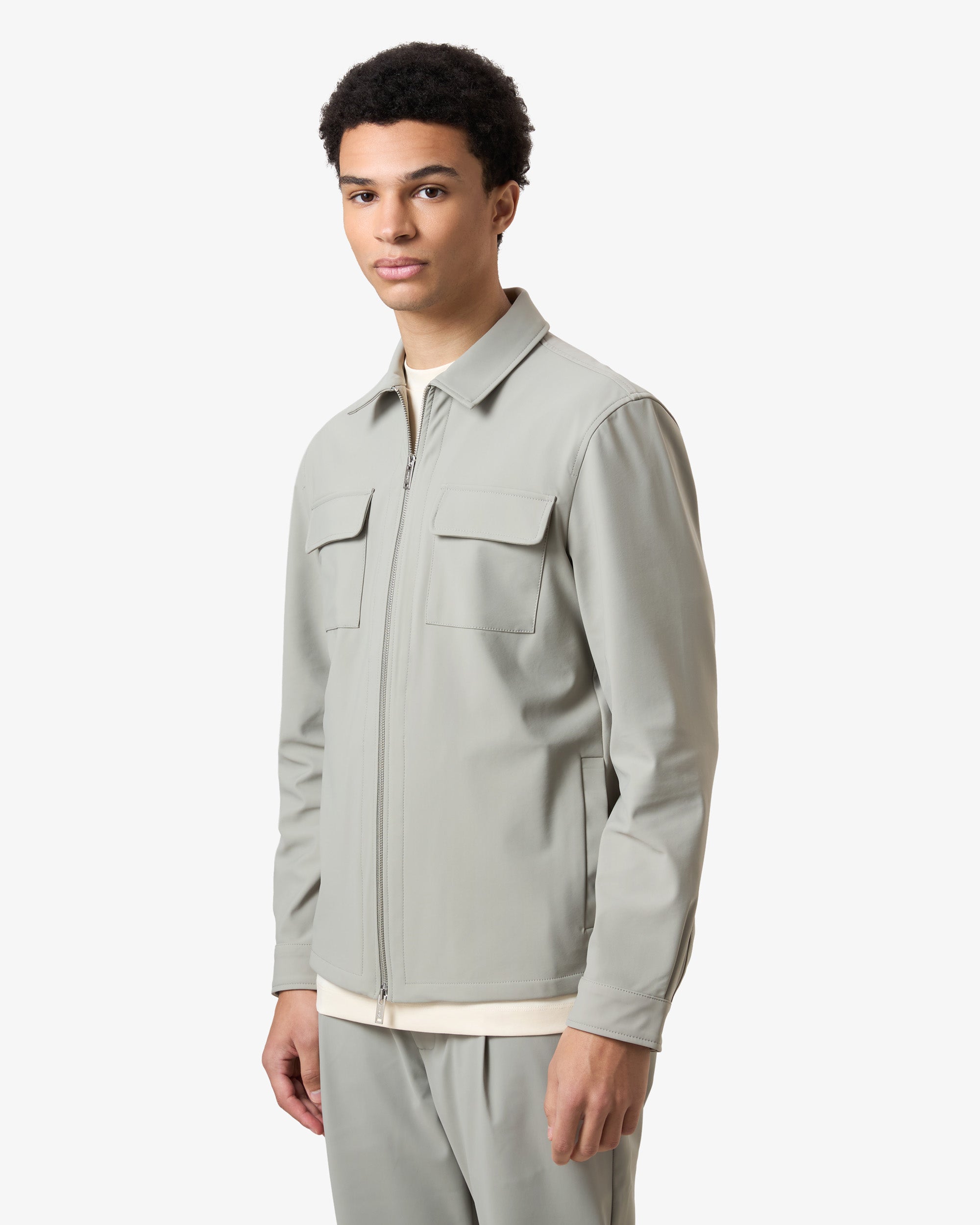 Duno Overshirt Jacket - Sage Green