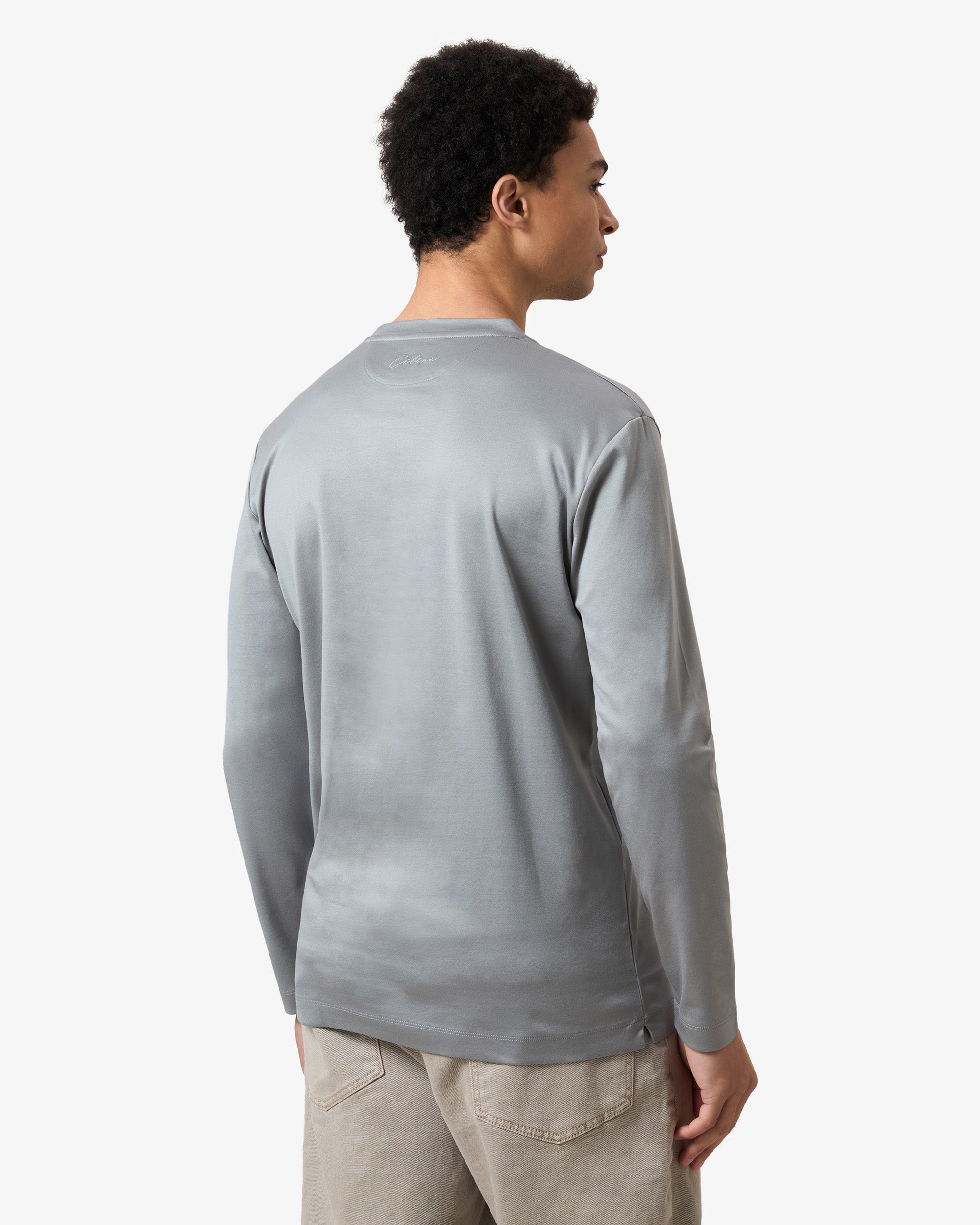 Mercerized Longsleeve - Grey