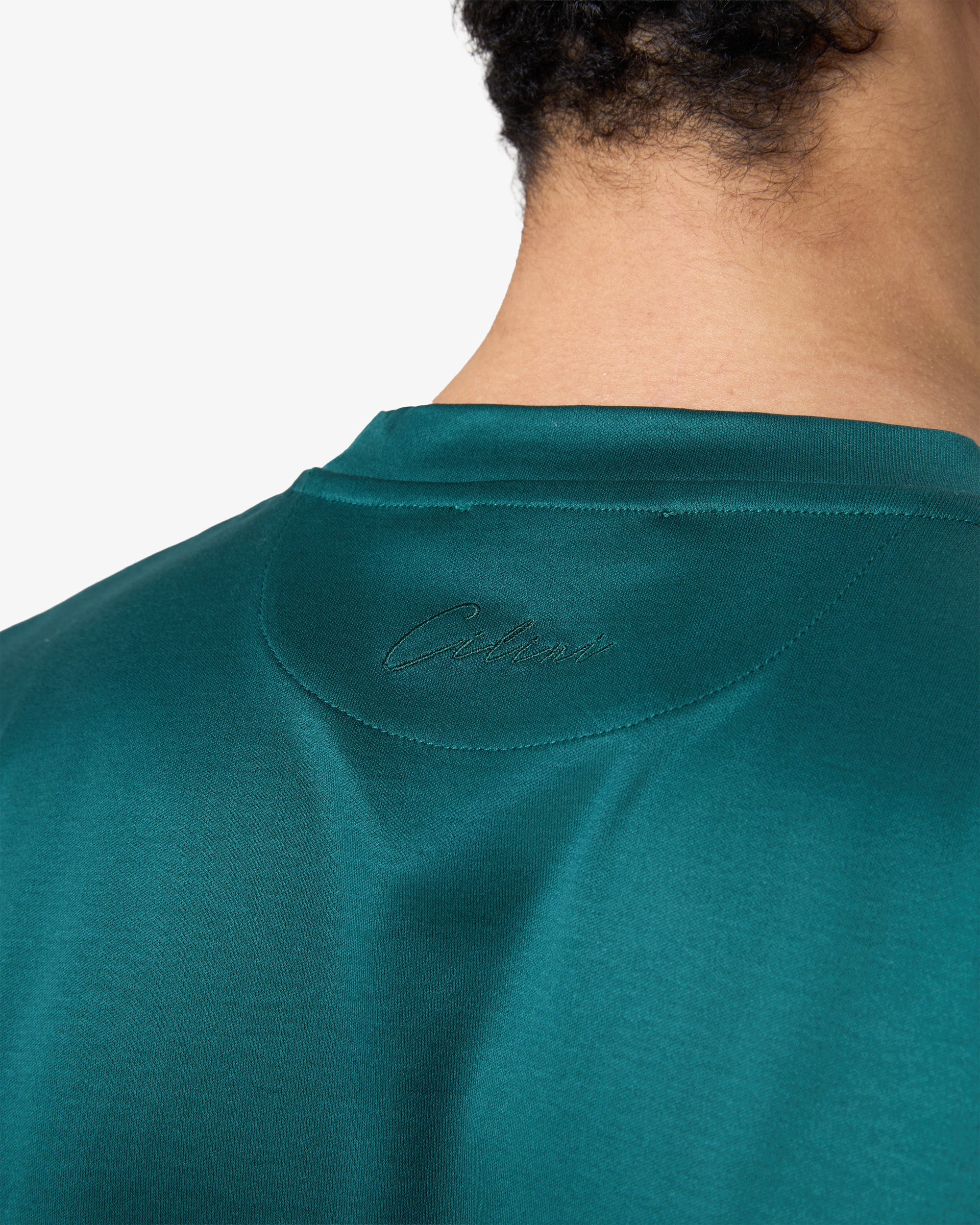 Mercerized Supima T-shirt - Petrol Green