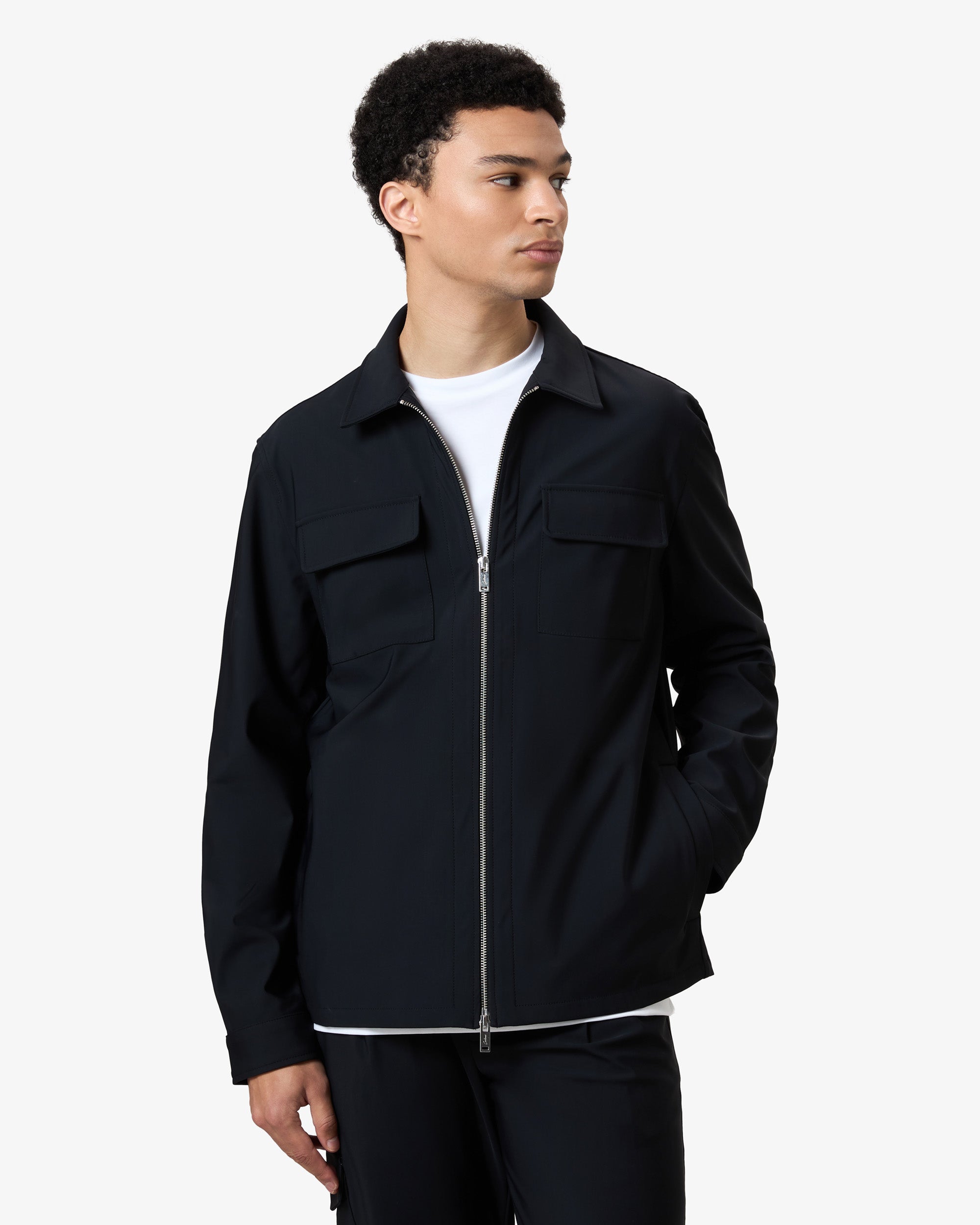 Duno Overshirt Jacket - Black