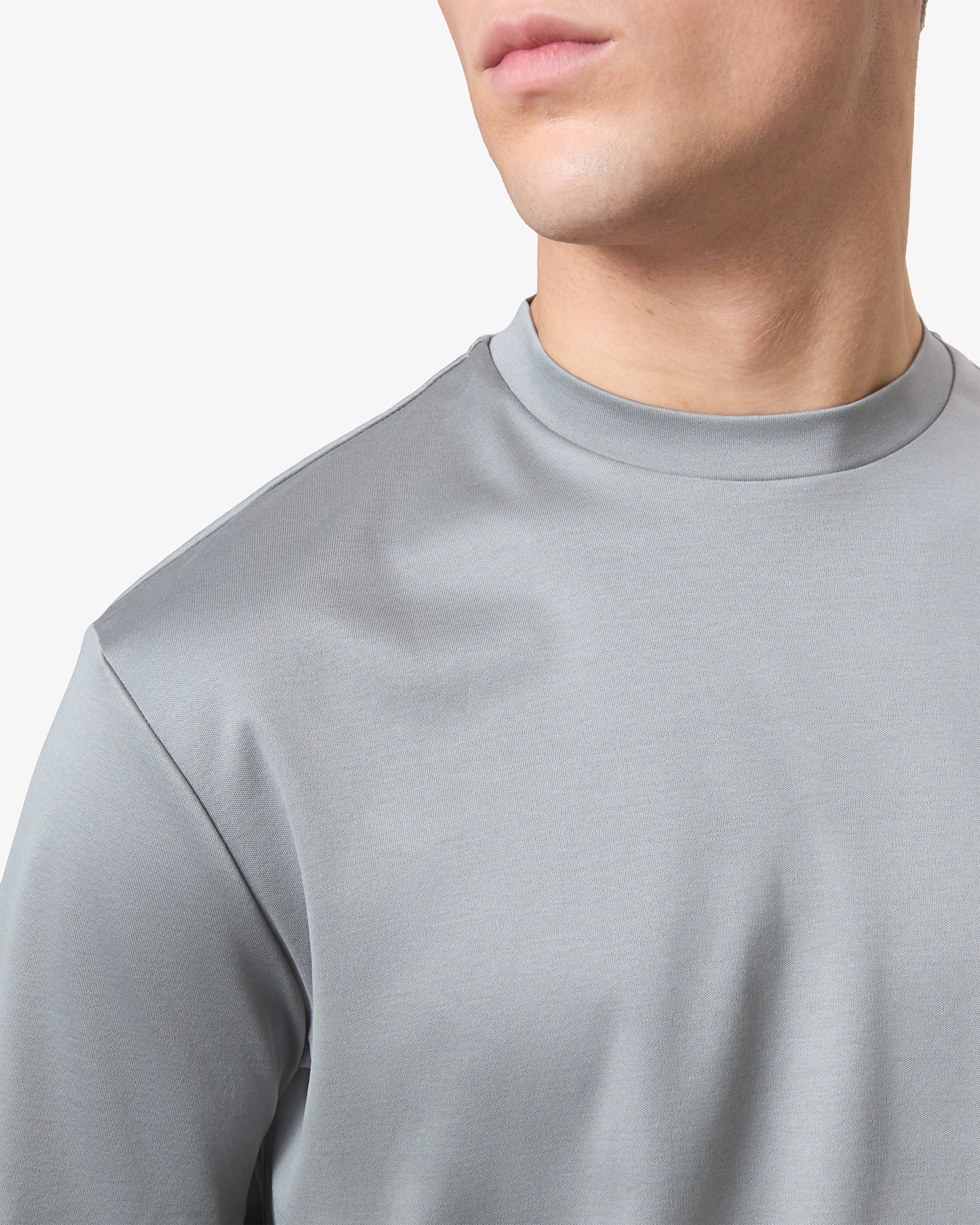 Double Mercerized T-shirt - Light Grey