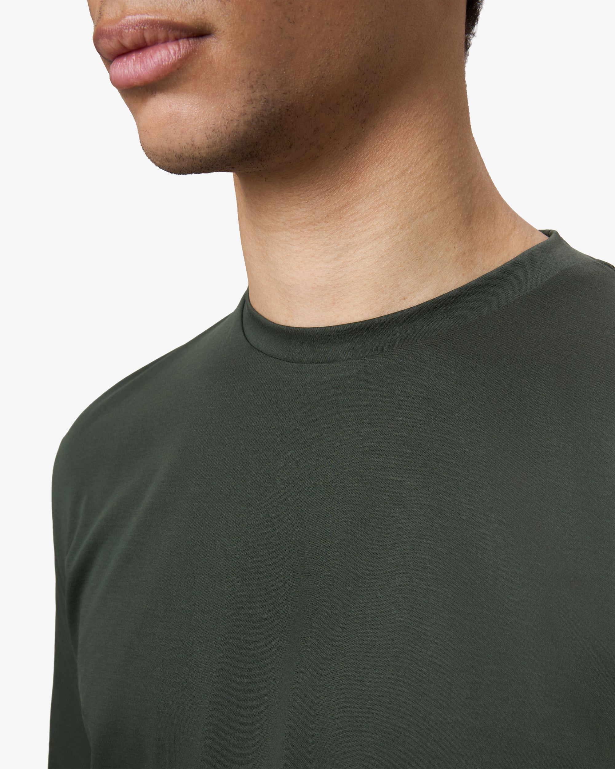 Mercerized Longsleeve - Dark Green