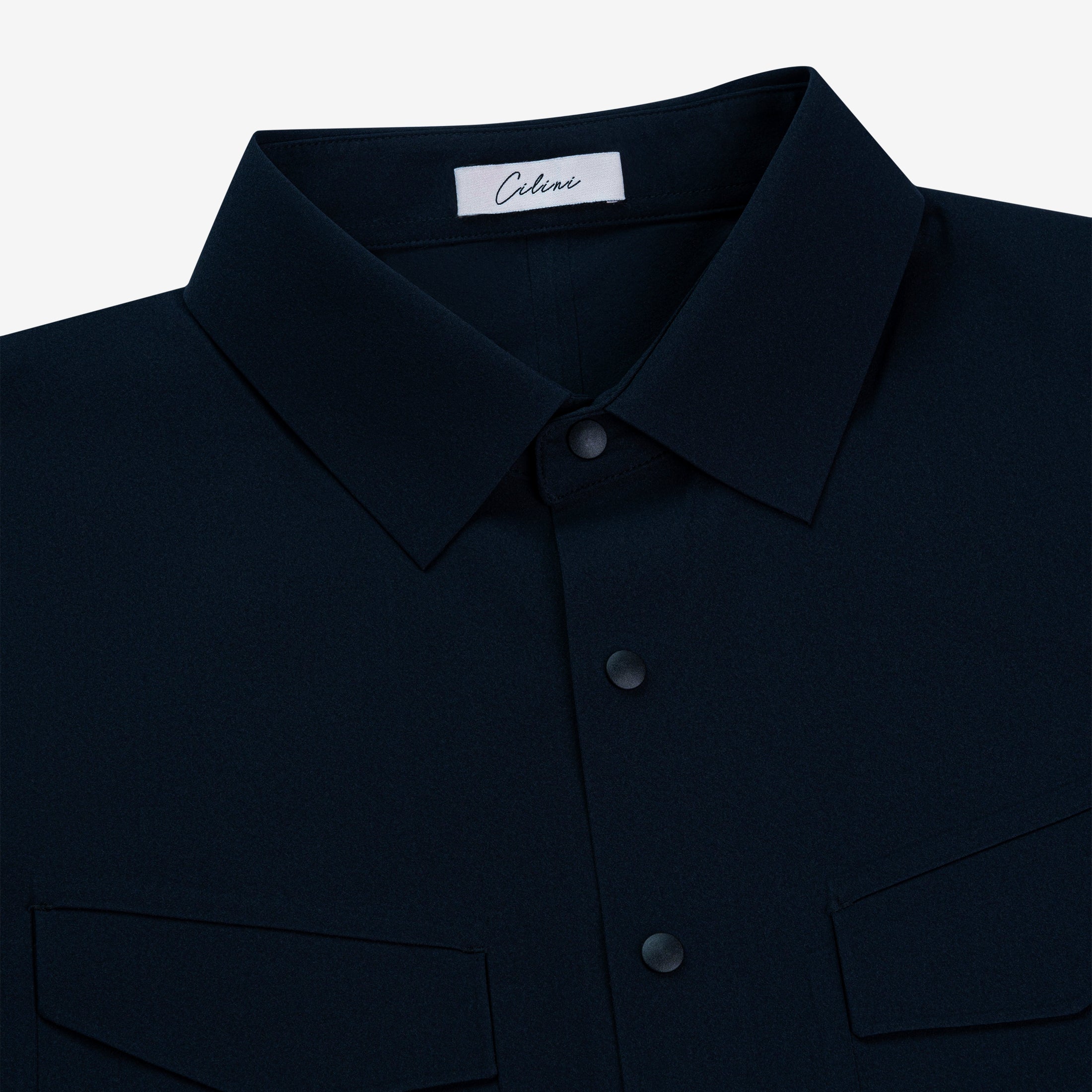 Pocket Overshirt - Navy Blue