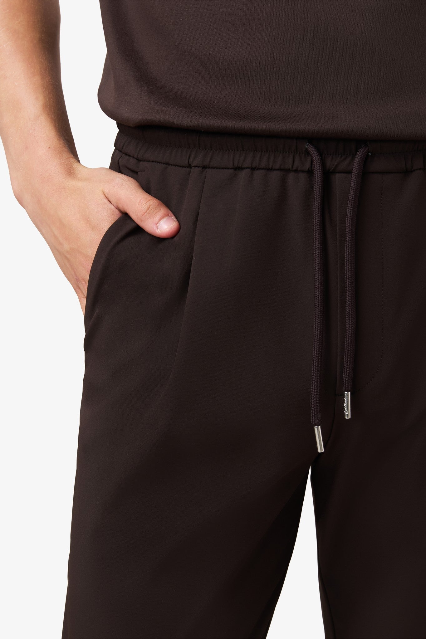 Casual Tech Pants Dark Brown