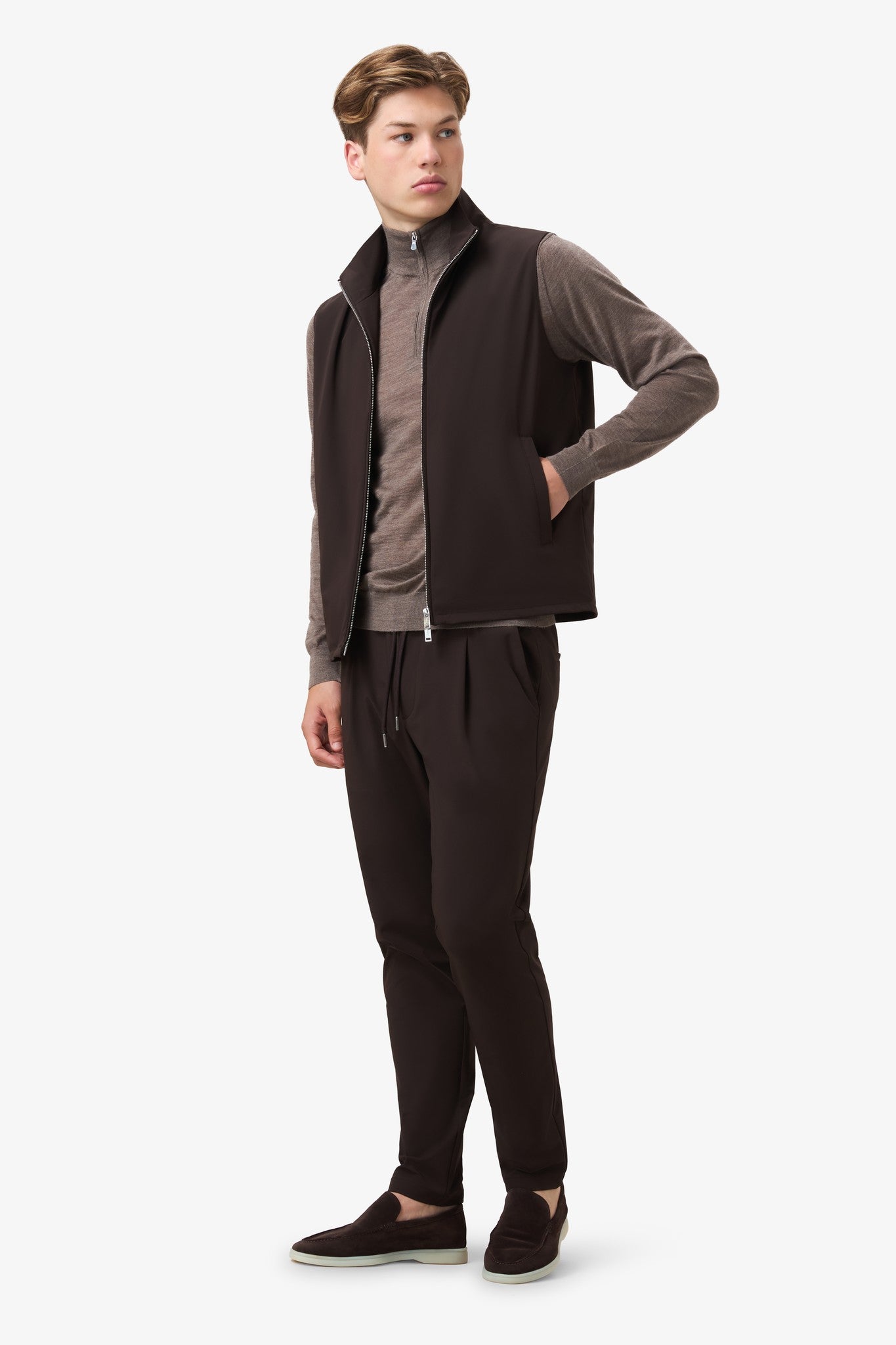 Gilet Dark Brown