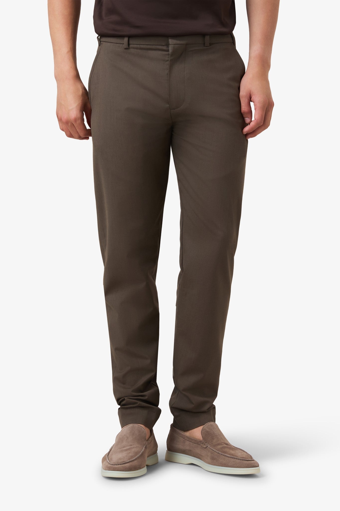 Classic Pantalon Dark Taupe