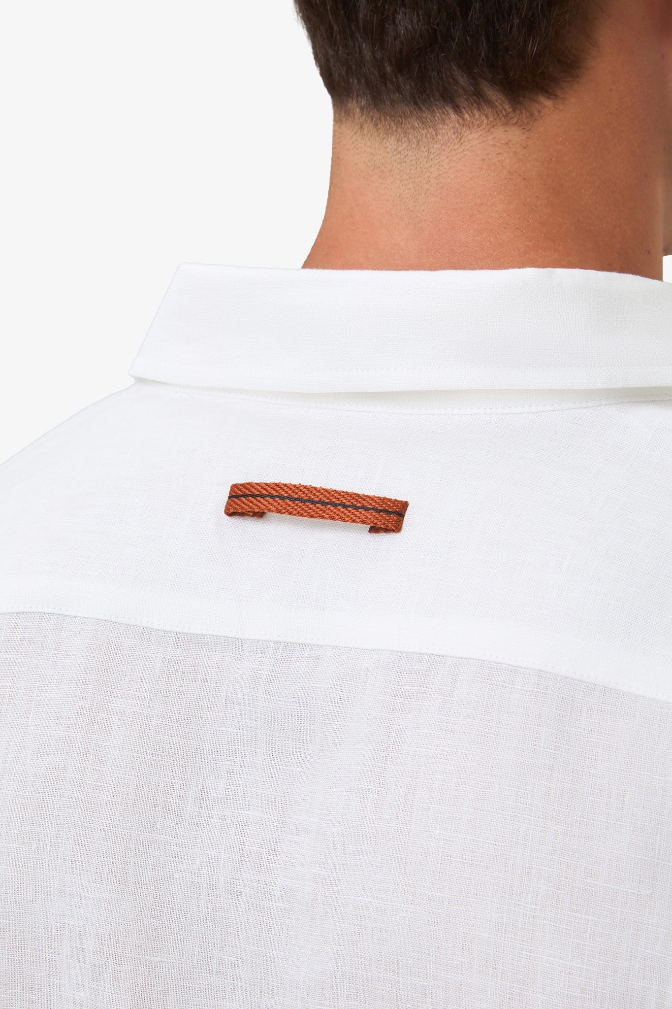 Woven 100% Linen Shirt White