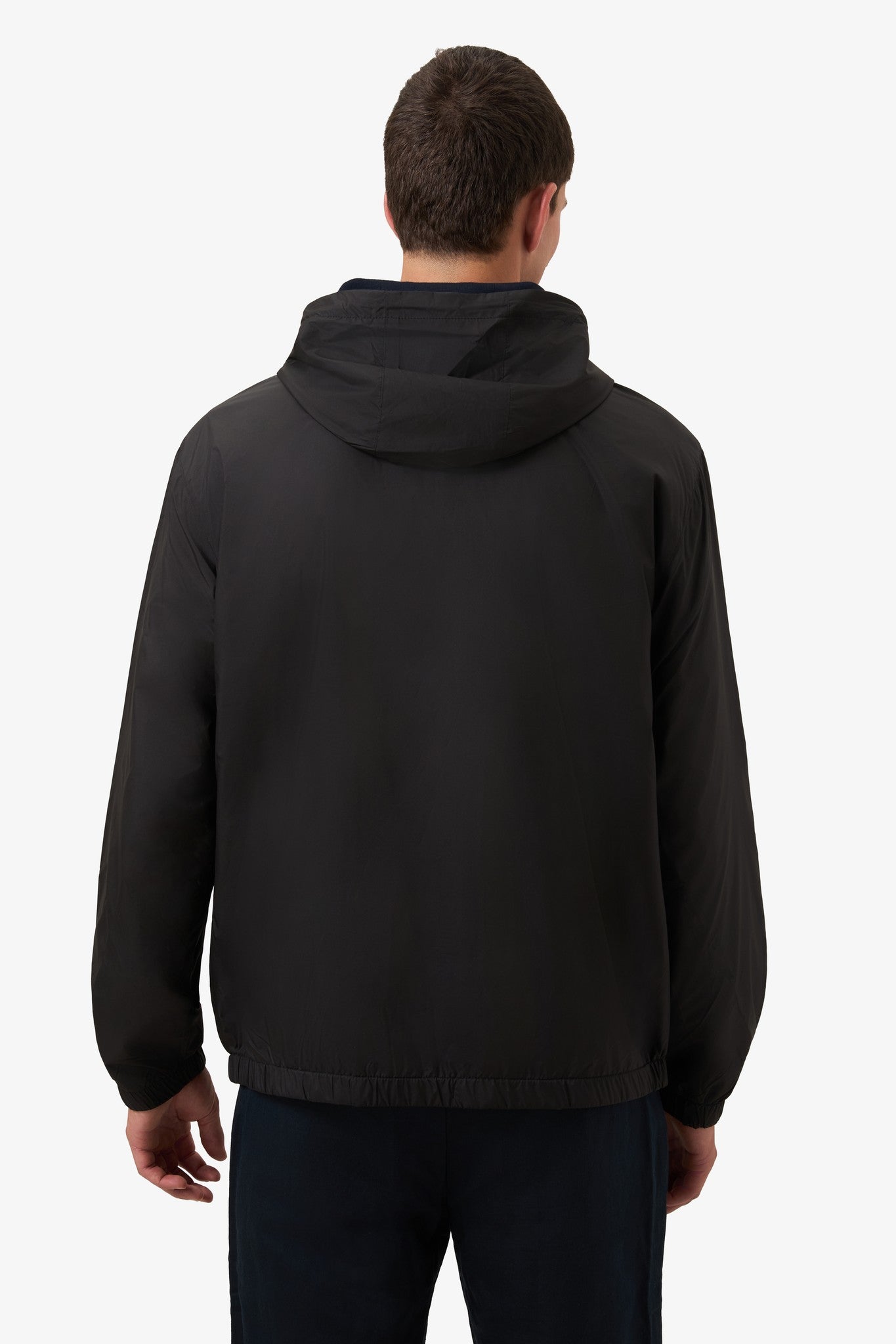 Reversible Hooded Jacket Black