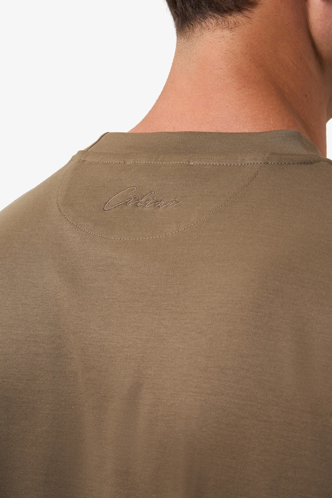 Double Mercerized T-shirt - Gold Brown
