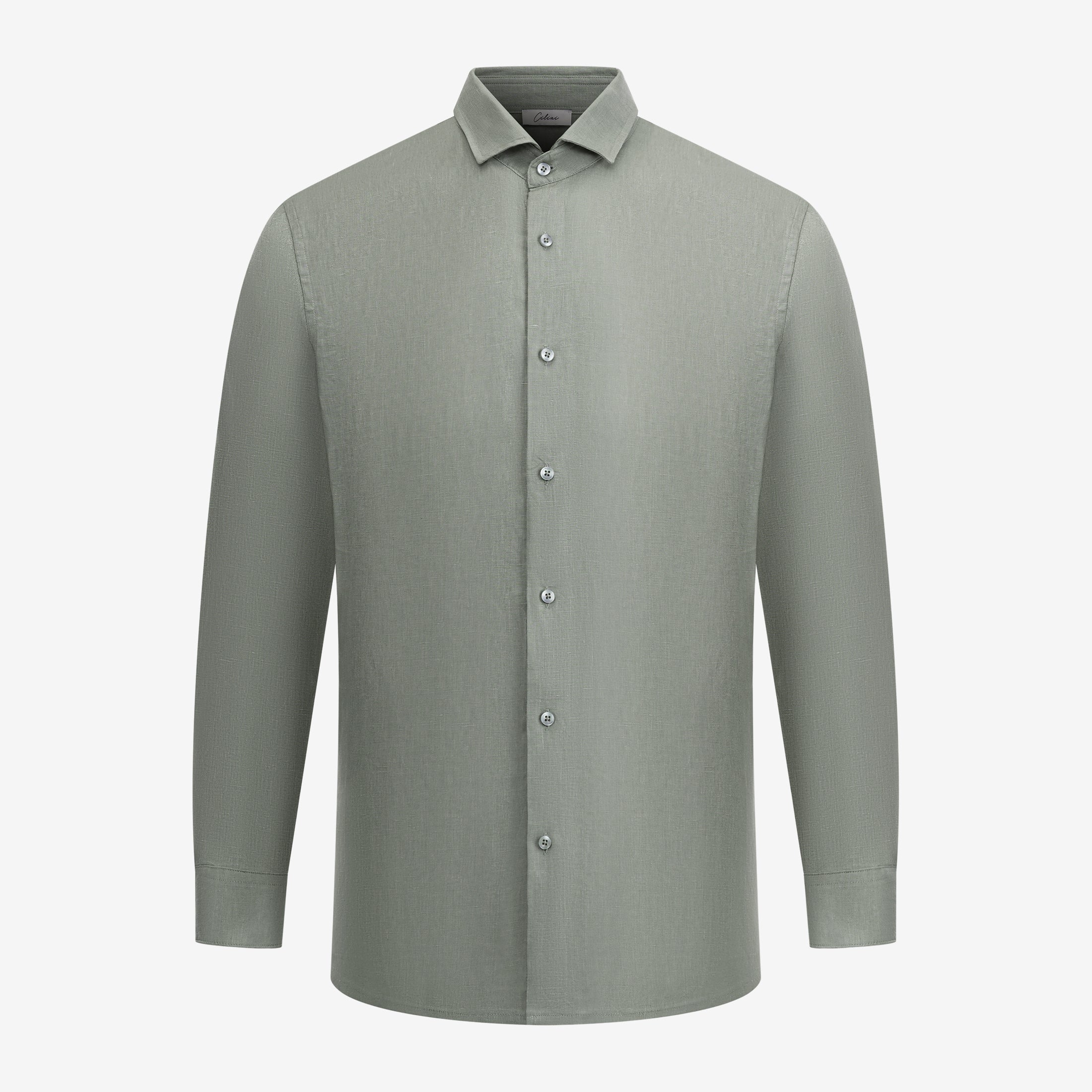 Linen Shirt - Sage Green