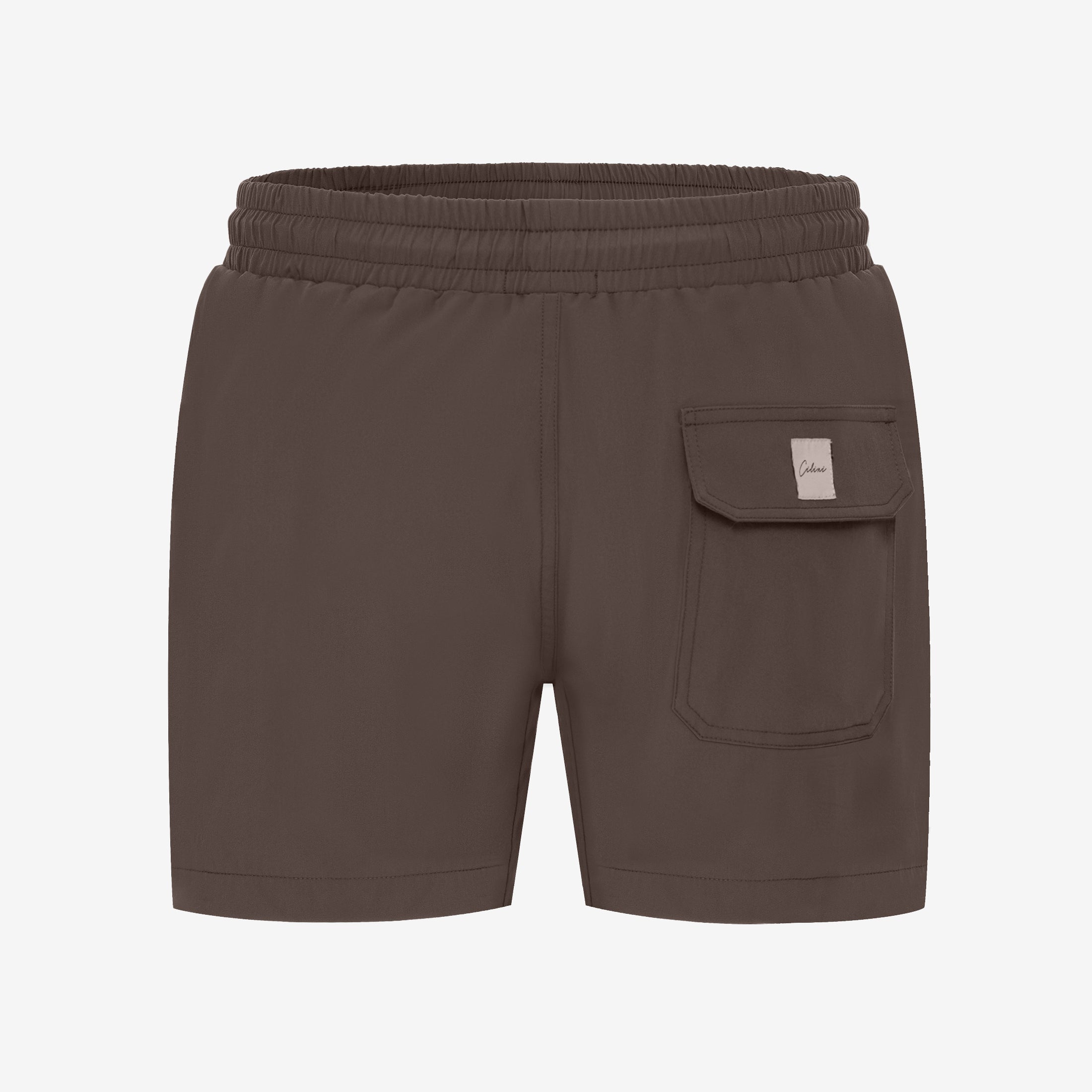 Swim Shorts - Brown