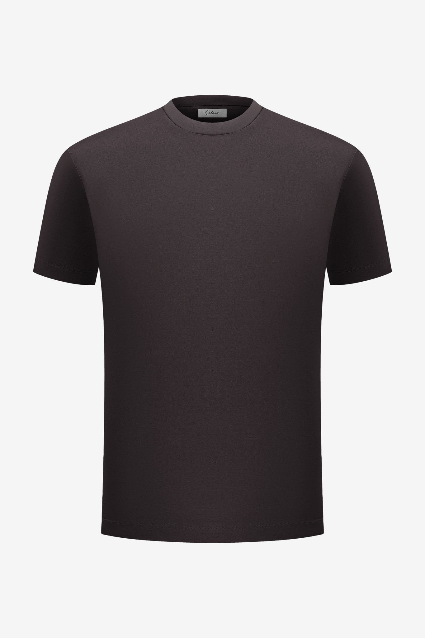 Double Mercerized Supima Tee - Deep Brown