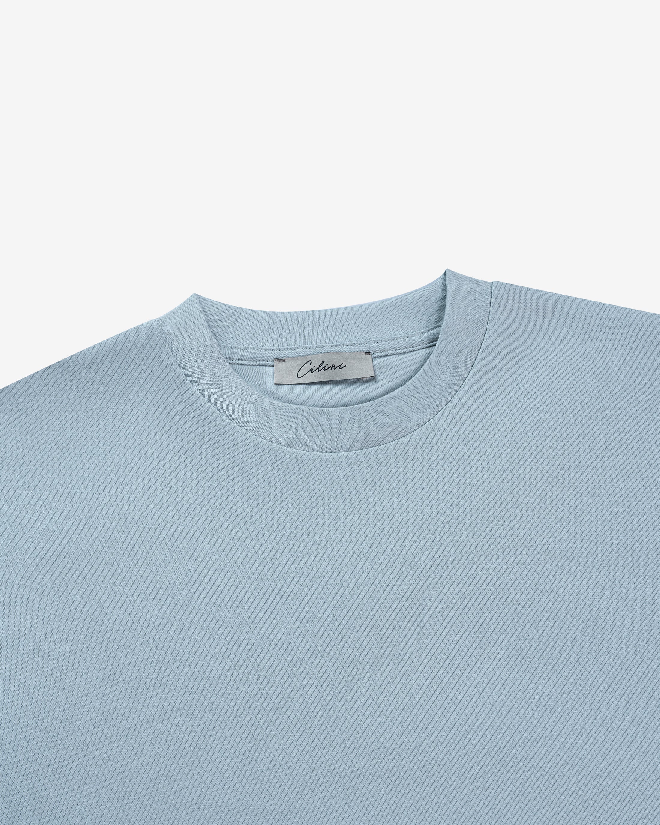 Mercerized Supima T-shirt - Light Blue