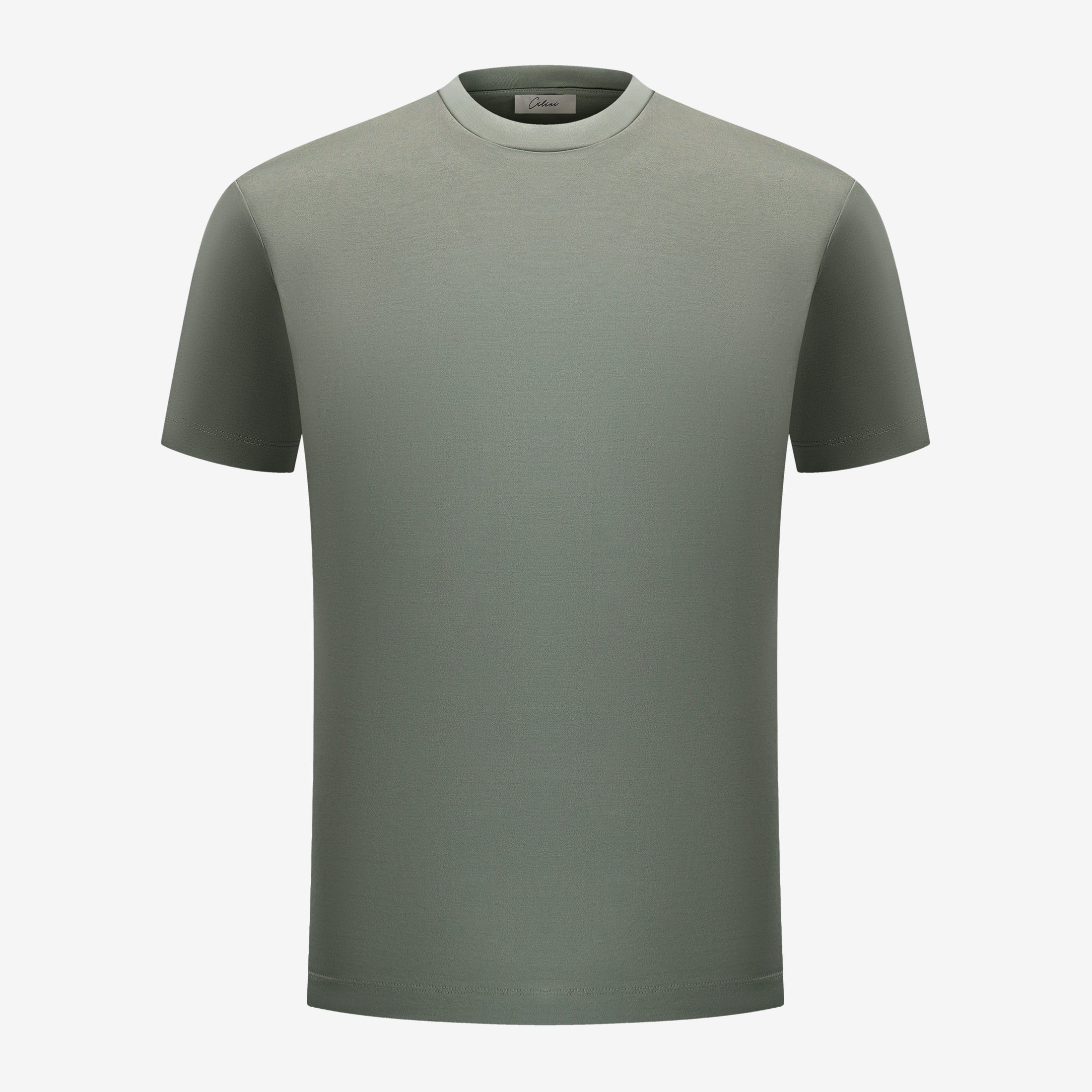 Double Mercerized Supima Tee - Grass Green