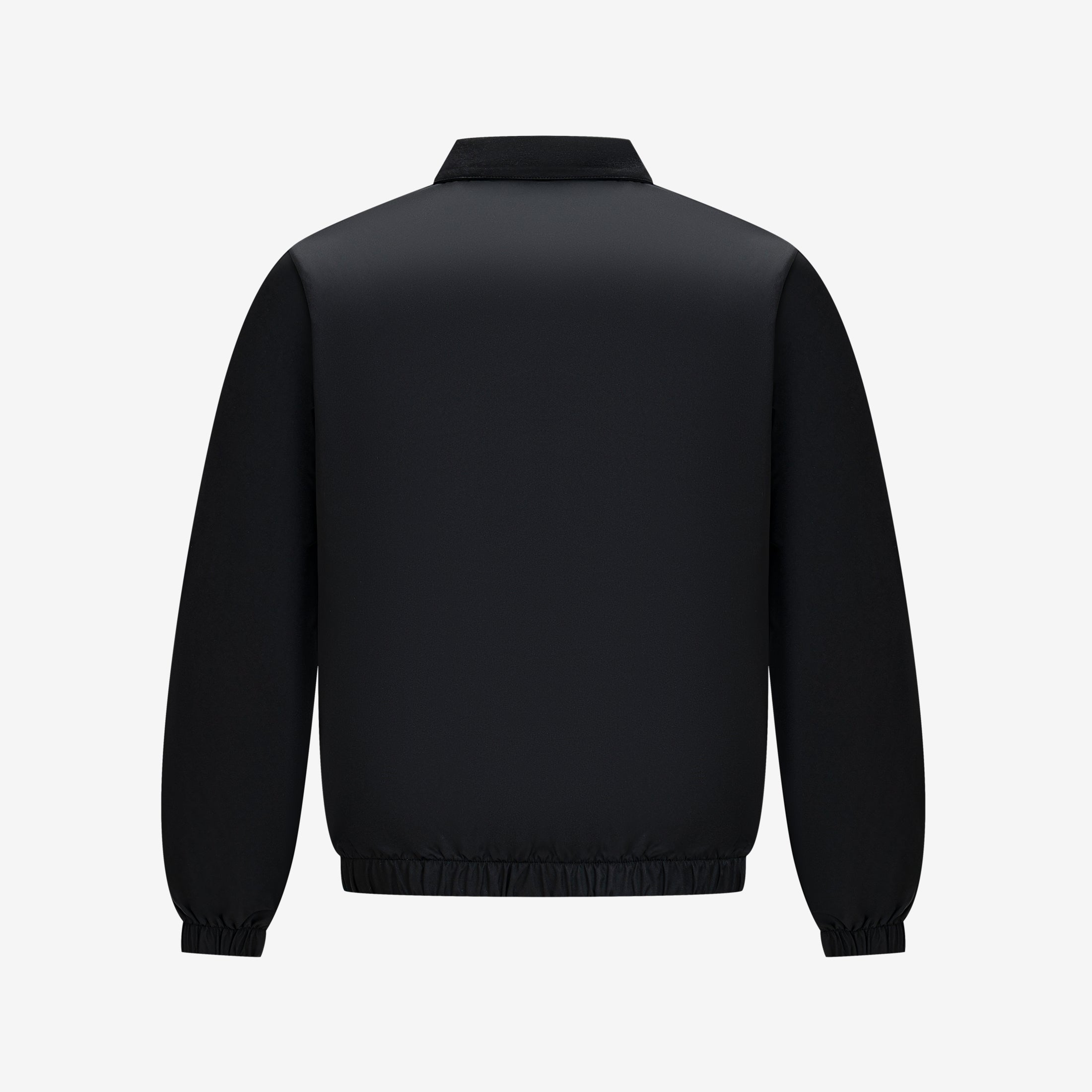 Reversible Collared Jacket - Black