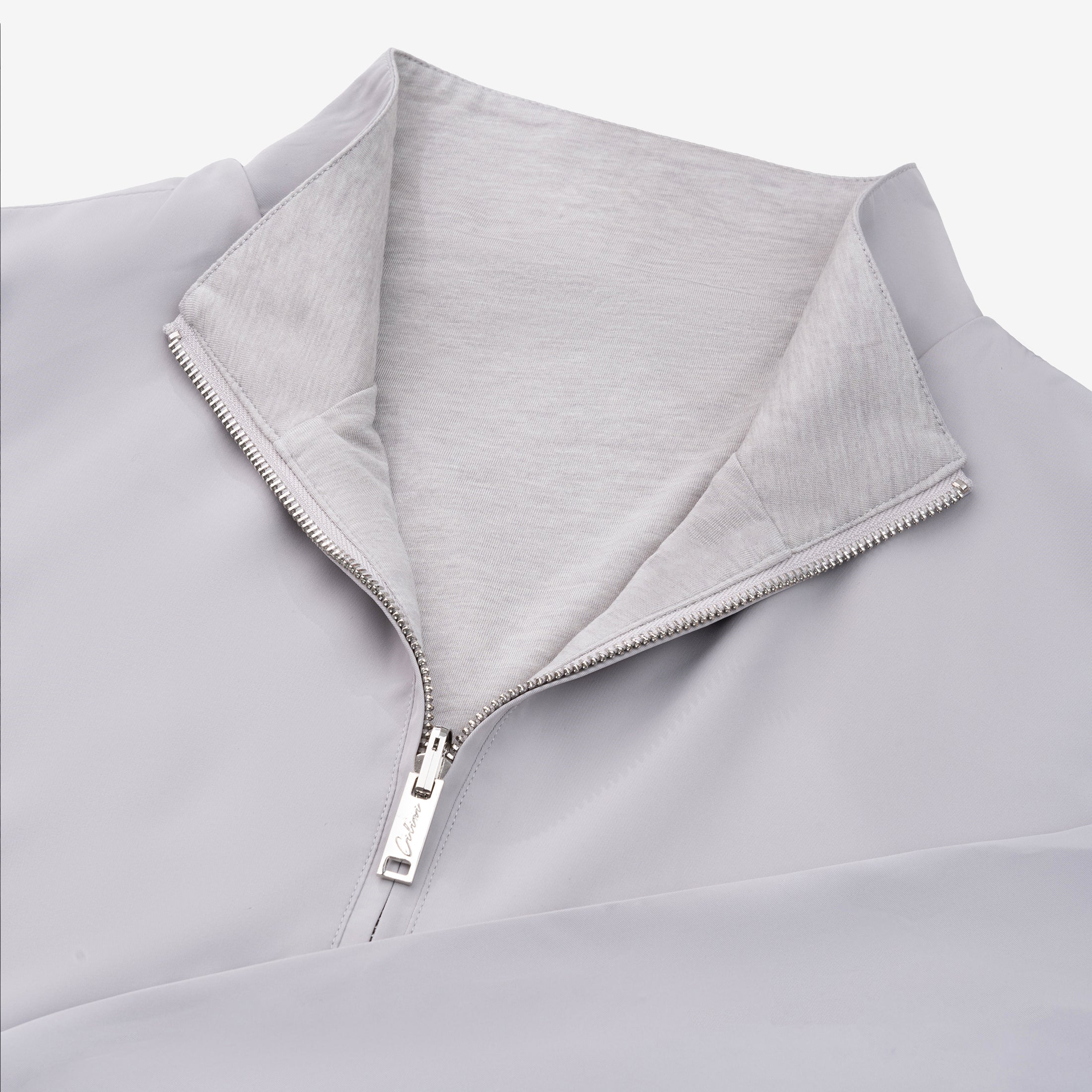 Reversible Collared Jacket - Grey