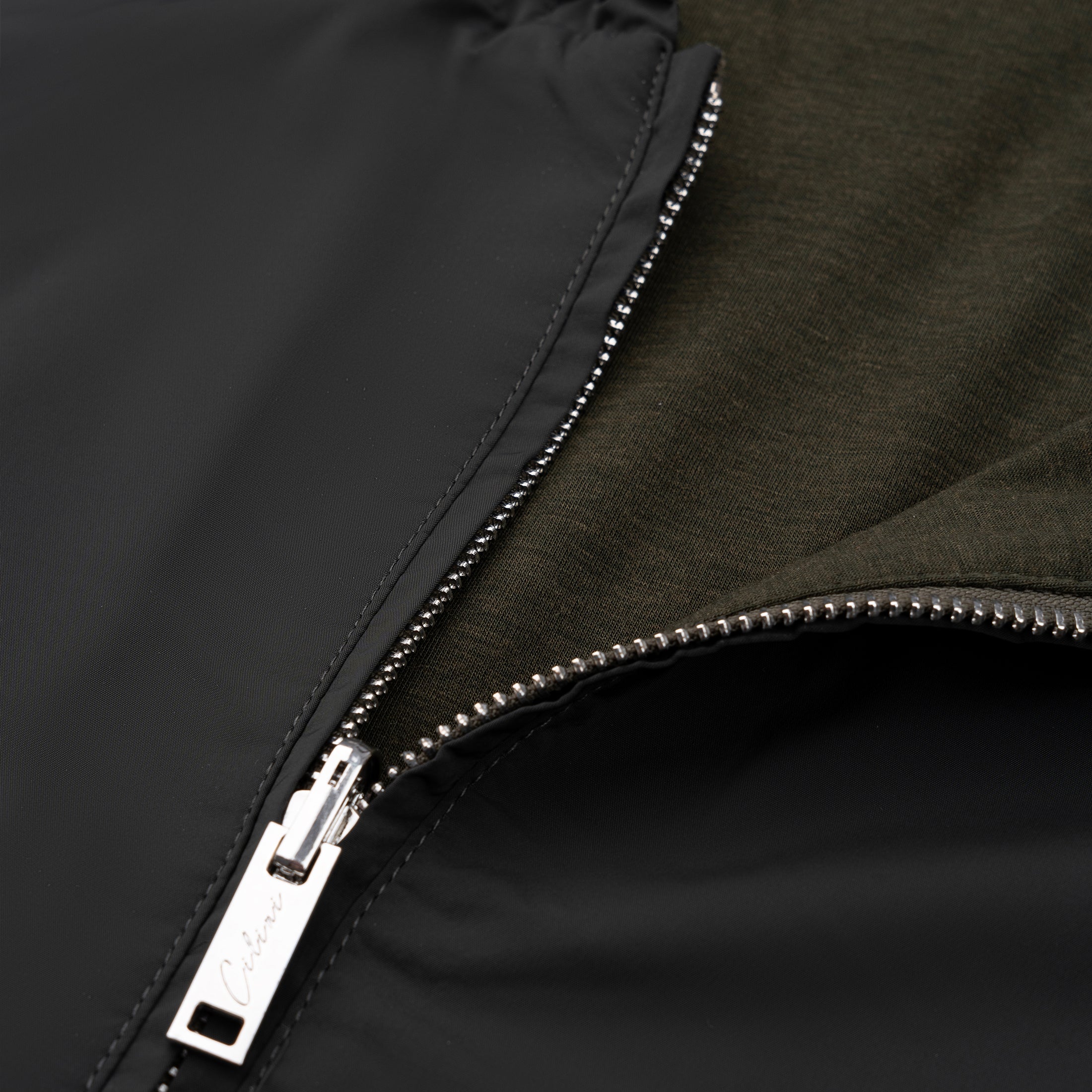 Reversible Hooded Jacket - Green