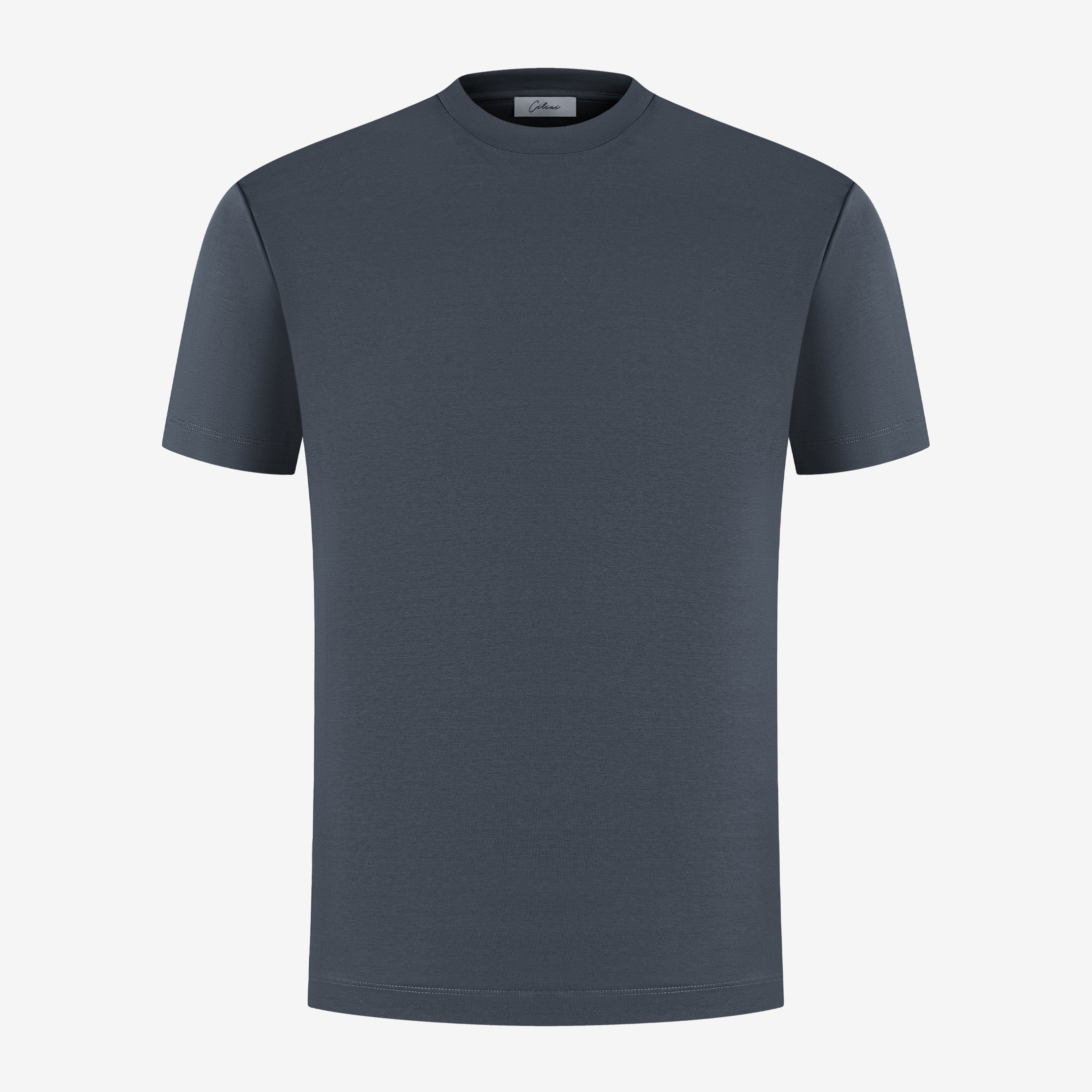 Donkerblauw T-shirt