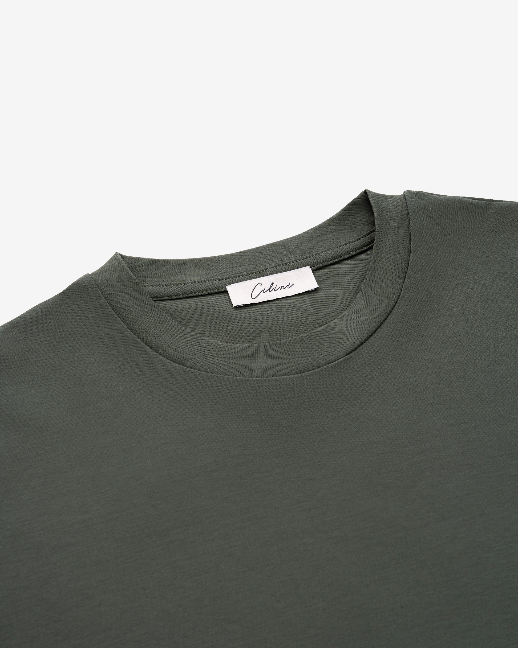 Mercerized Supima T-shirt - Dark Green