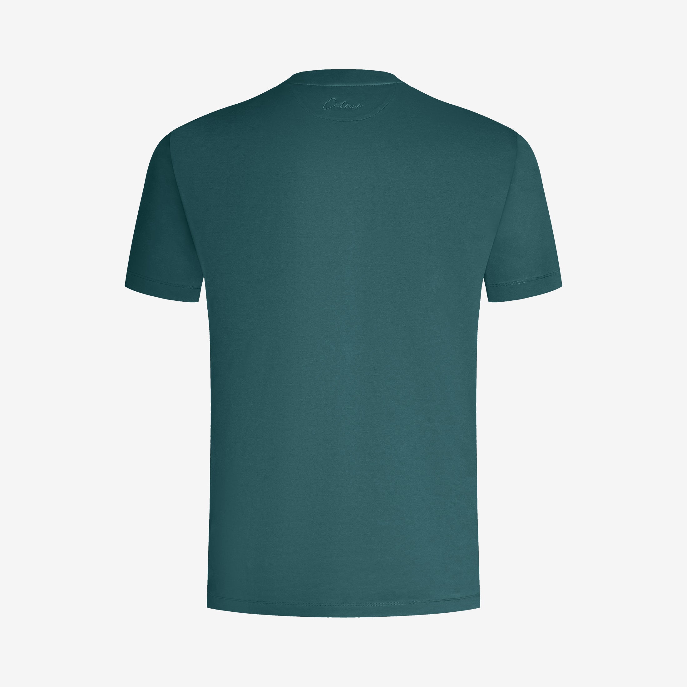 Mercerized Supima T-shirt - Petrol Green