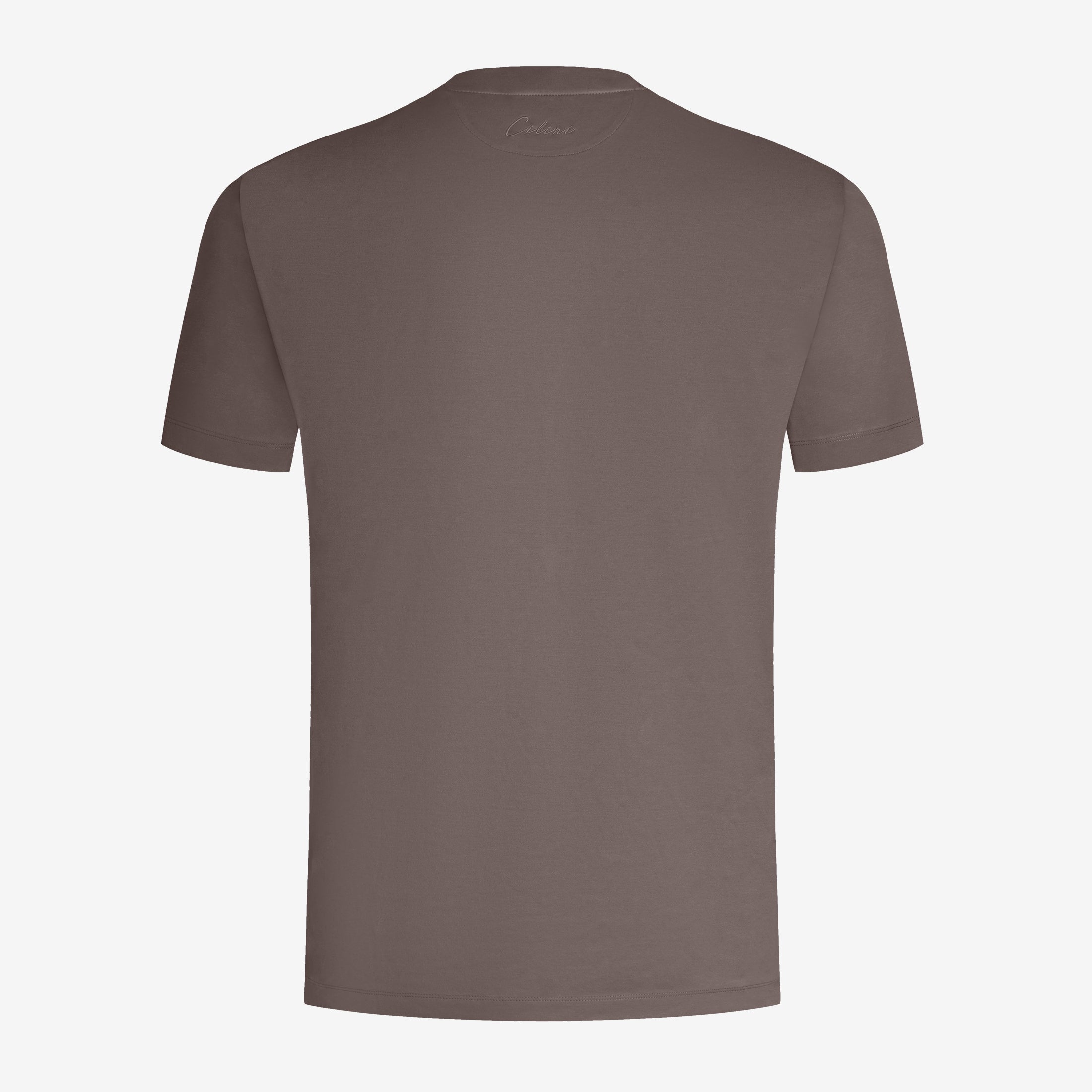 Mercerized Supima T-shirt - Coffee