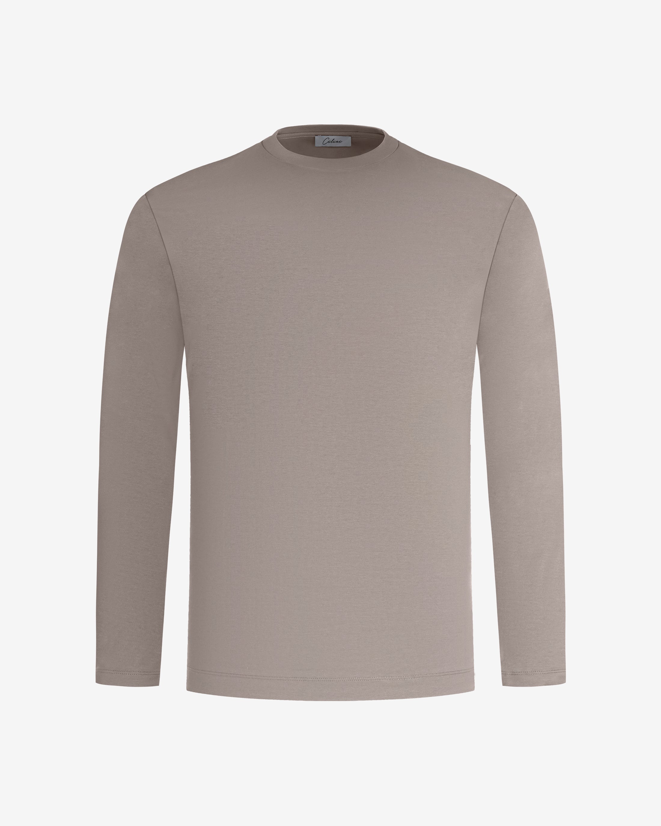 Mercerized Longsleeve - Taupe
