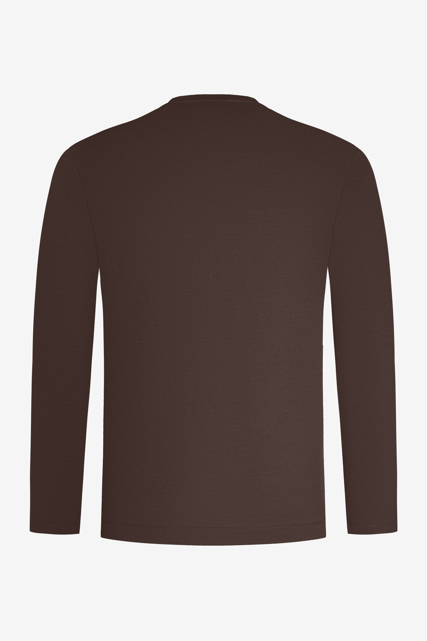 Mercerized longsleeve - Red Brown