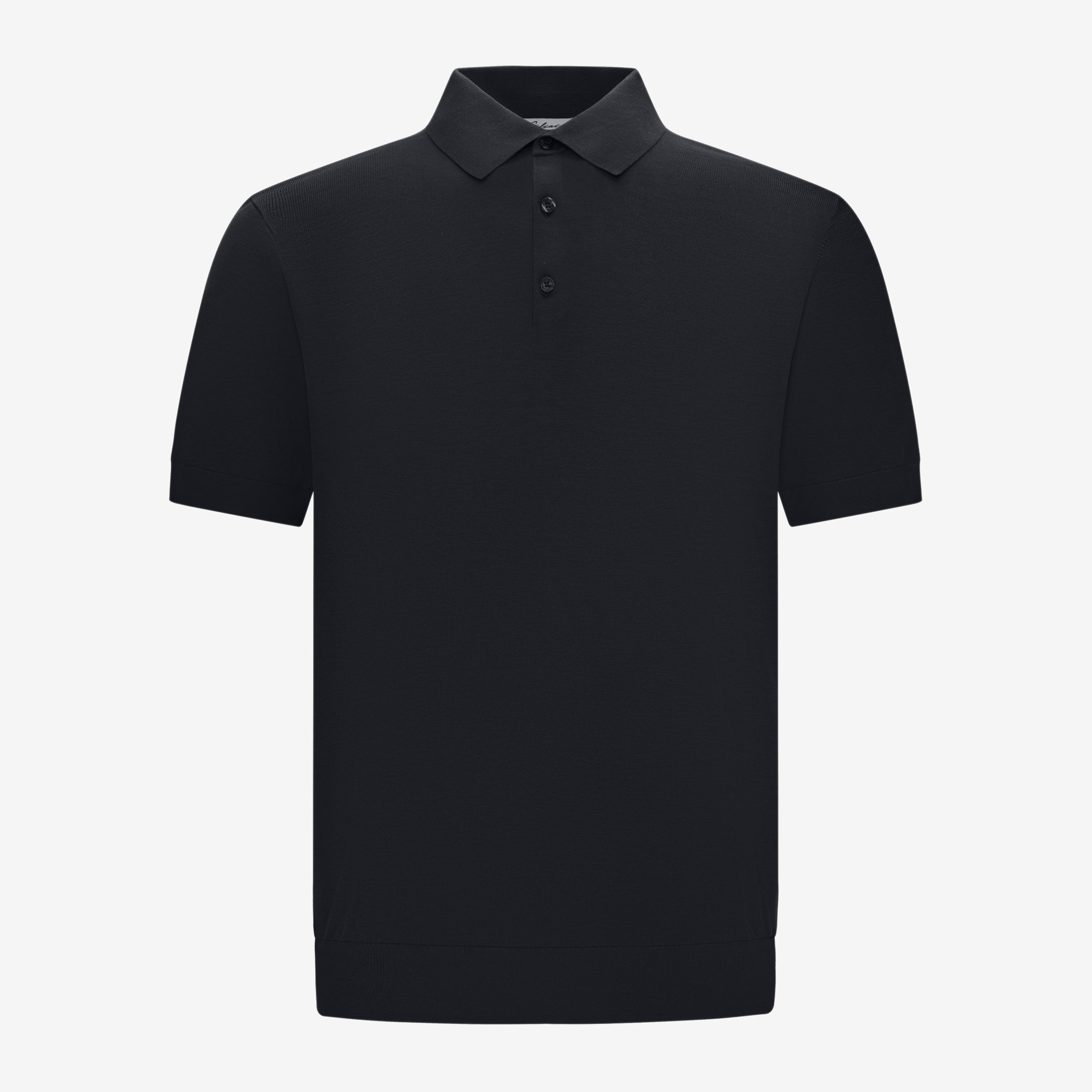 Knitted Polo - Black
